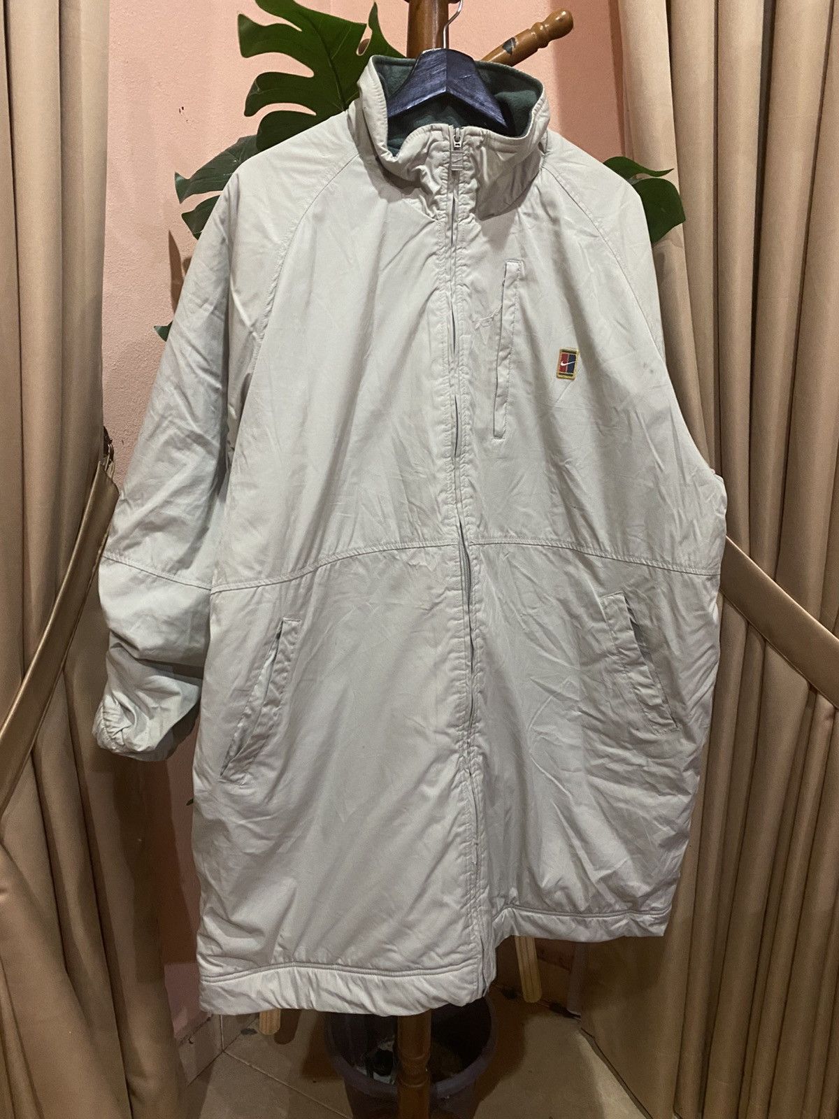 Nike Vintage Nike Court Challenge Fleece-Lined Windbreaker Jacket Size US XL / EU 56 / 4 - 3 Thumbnail