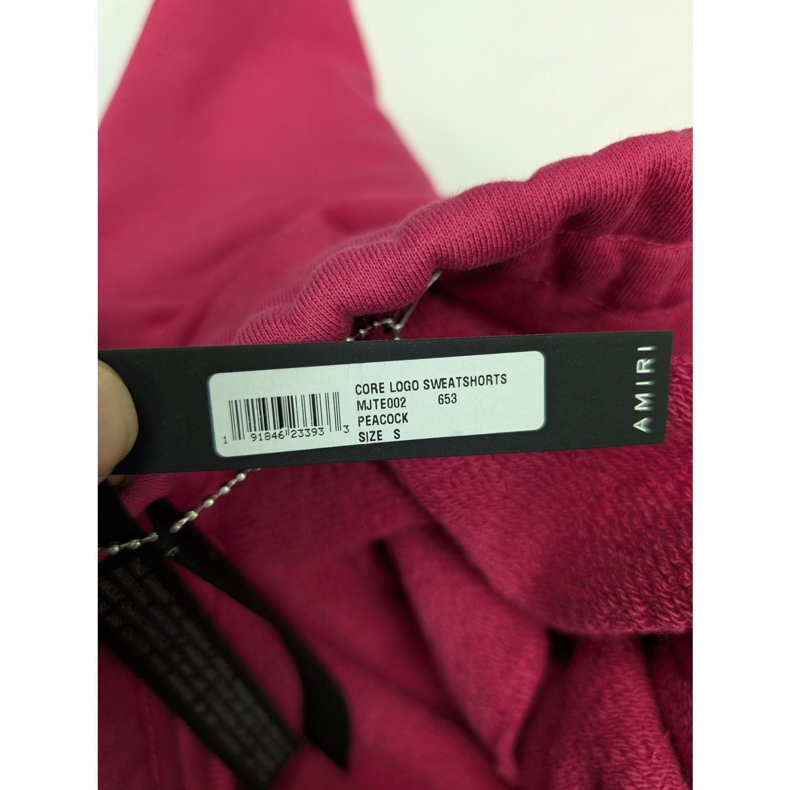 Amiri o1rshd1 Core Logo Sweatshort Shorts in Peacock Size US 30 / EU 46 - 17 Thumbnail