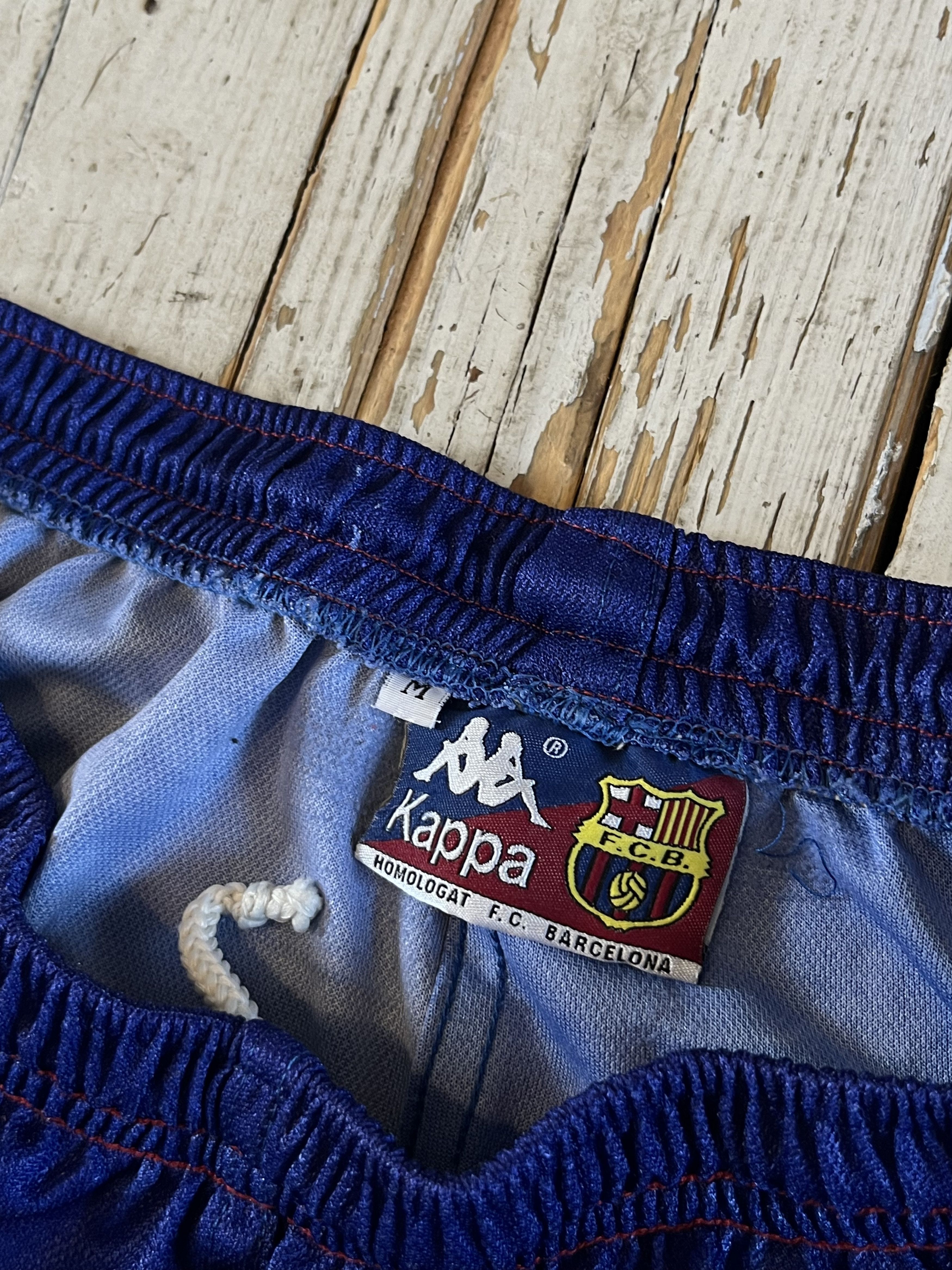 Kappa Vintage 90s Kappa x FC Barcelona 1995-97 Jersey Shorts Size US 30 / EU 46 - 7 Thumbnail