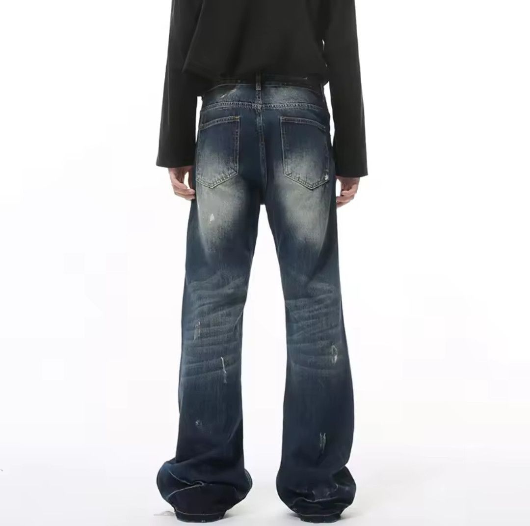 Japanese Brand × Jean Boot Cutting Casual Straight Denim Size US 33 - 5 Thumbnail