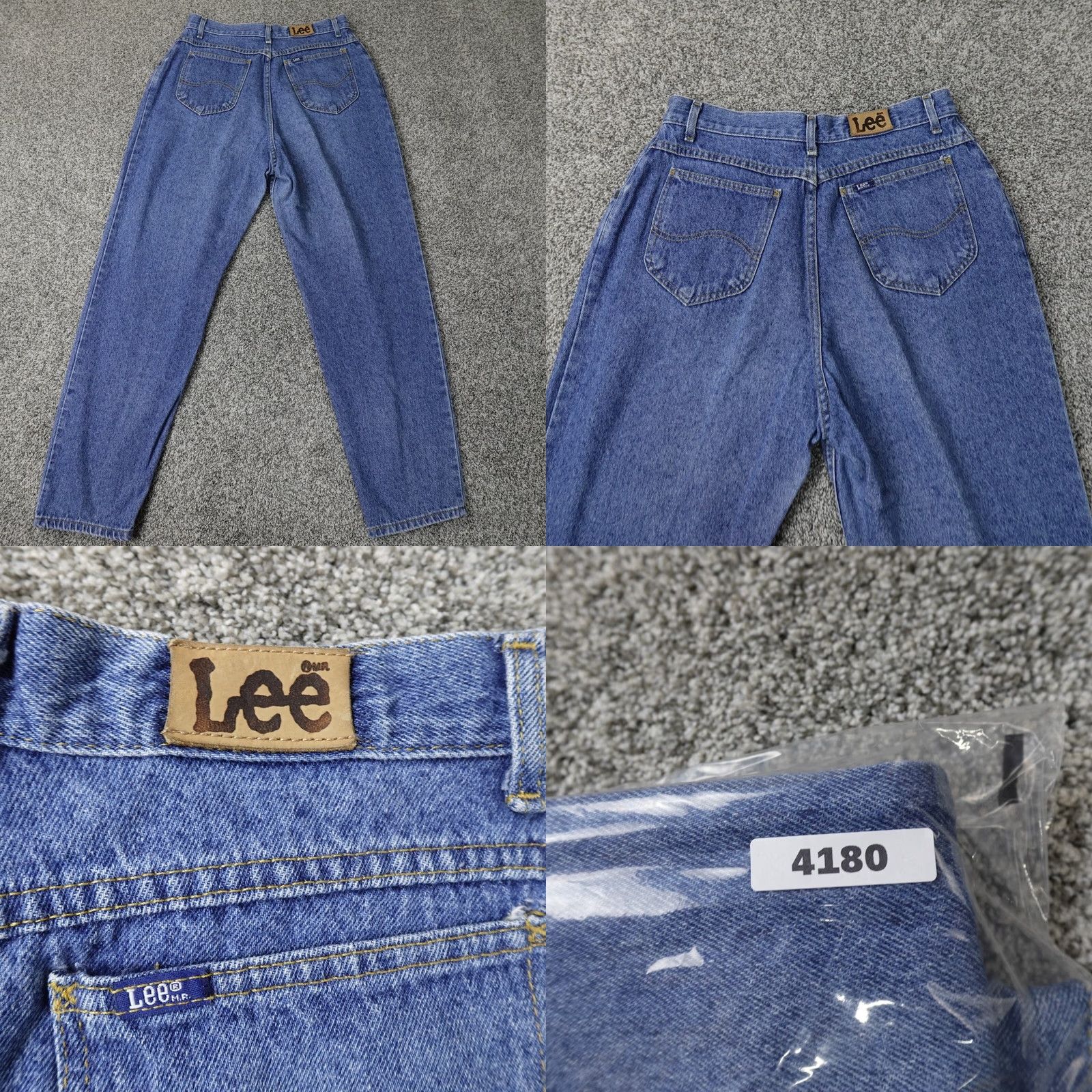 Lee VINTAGE Lee Jeans Womens 14 Dark Blue Denim Pants Tapered Western Workwear USA Jeans Women 14 Dark Blue Denim Tapered Western Workwear USA Size 36" / US 14 / IT 50 - 8 Thumbnail