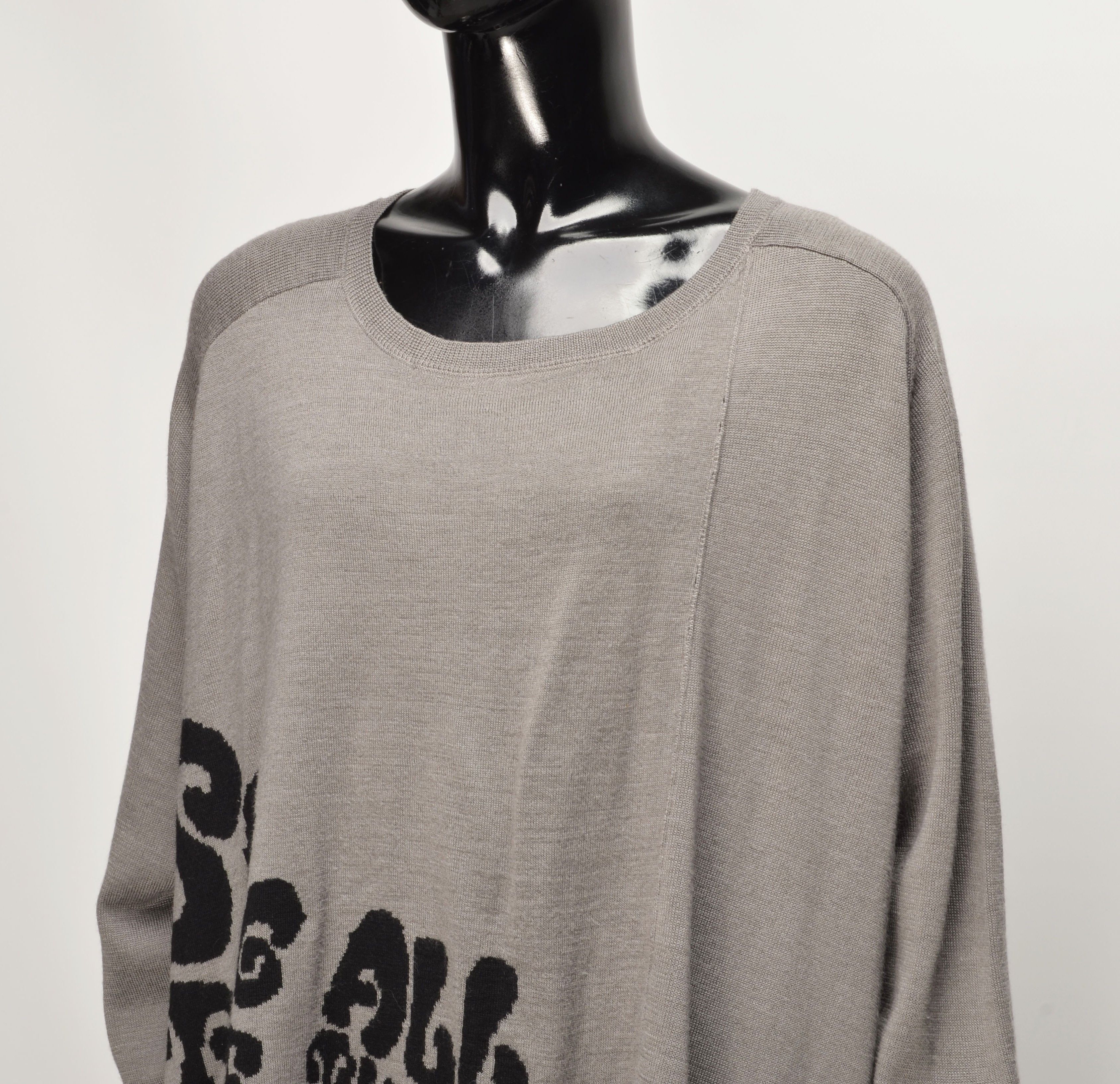 Rundholz Rundholz Avant Garde Oversized Knitted Wool Blend Jumper Size M / US 6-8 / IT 42-44 - 9 Thumbnail