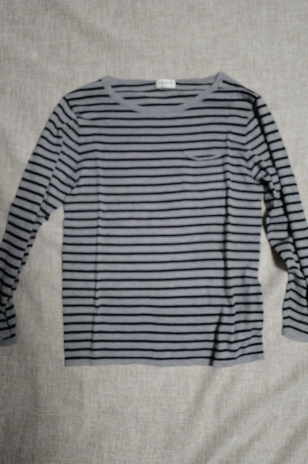 Saint Laurent Paris striped gray long sleeve t-shirt. Size US S / EU 44-46 / 1 - 1 Thumbnail