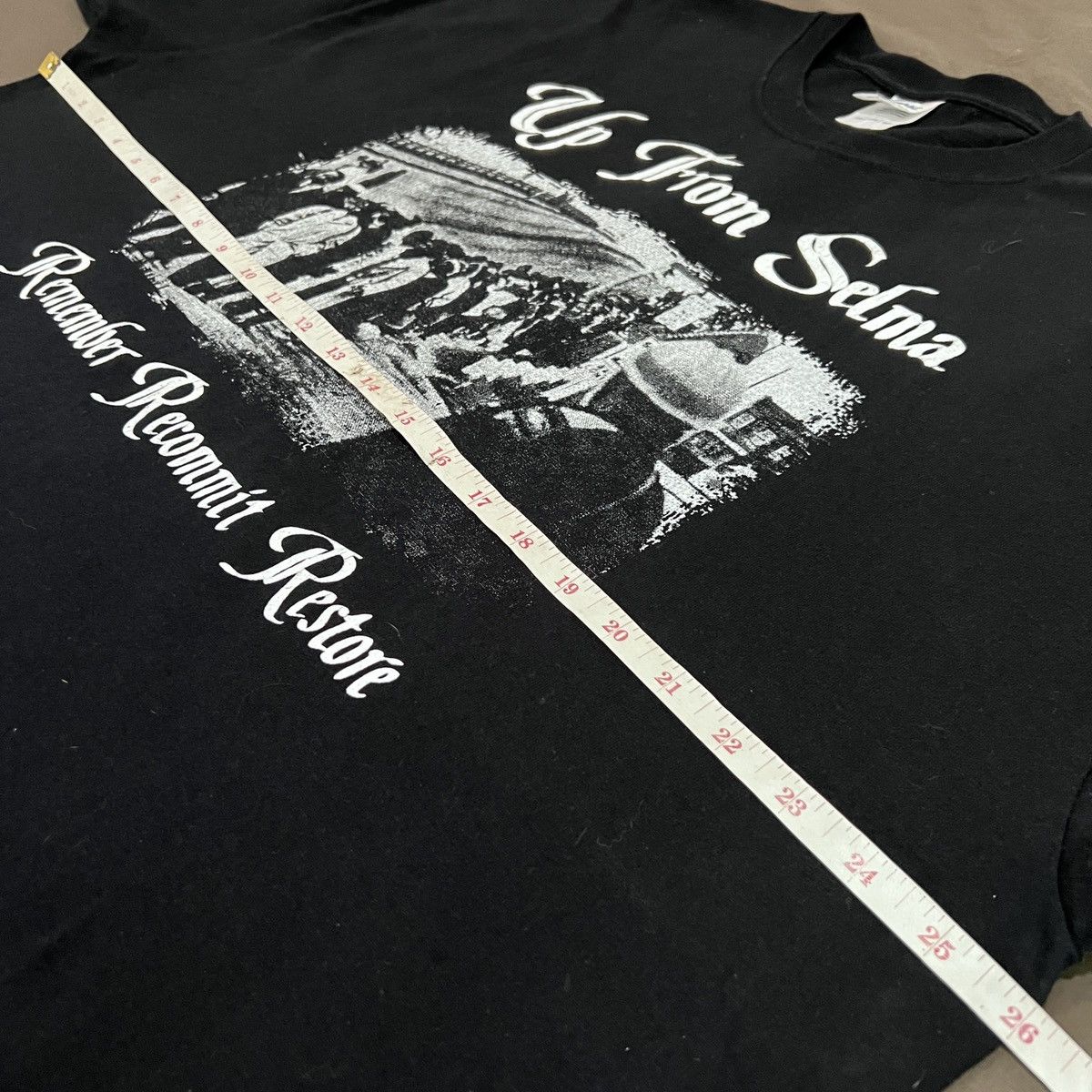 Rap Tees Vintage Y2K up from selma African Americans black history Size US XXL / EU 58 / 5 - 6 Thumbnail