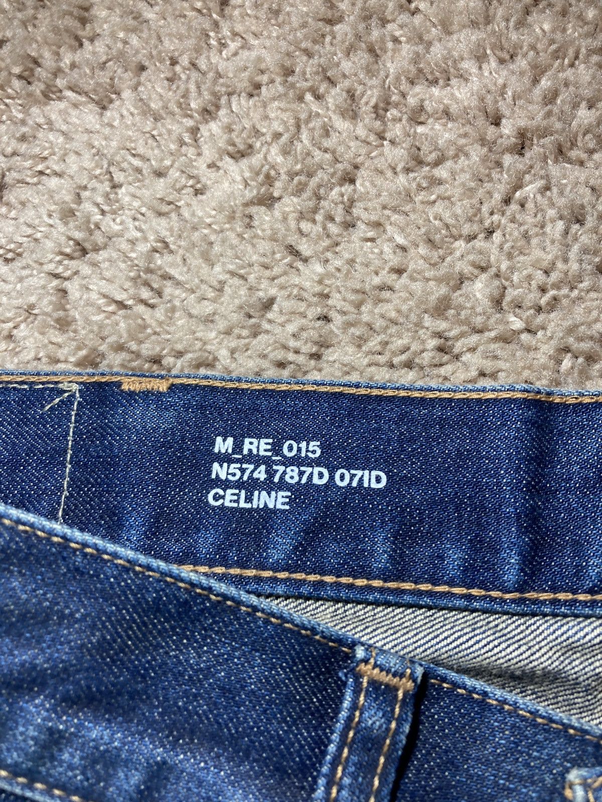 Celine AW24 Celine Indigo Dark Wash Straight Leg Kurt Jeans Hedi Size US 26 / EU 42 - 2 Thumbnail