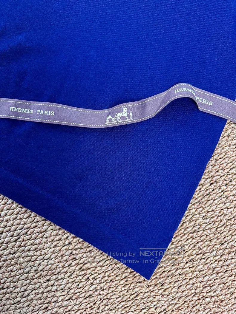 Hermes Hermes Wool Jersey Vest Top, Baby Blue Size M / US 6-8 / IT 42-44 - 3 Thumbnail