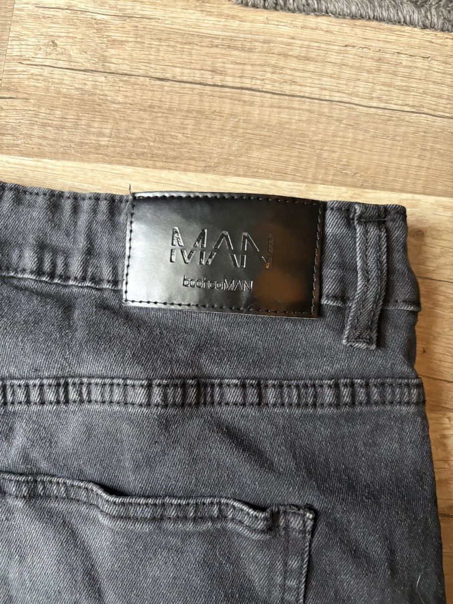 Boohoo BooHooMan Black Skinny Jeans Size US 34 / EU 50 - 8 Thumbnail
