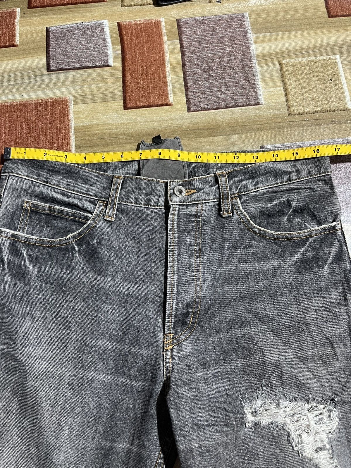 RIPVANWINKLE Japanese brand rip van winkle distressed jeans Size US 33 - 8 Thumbnail