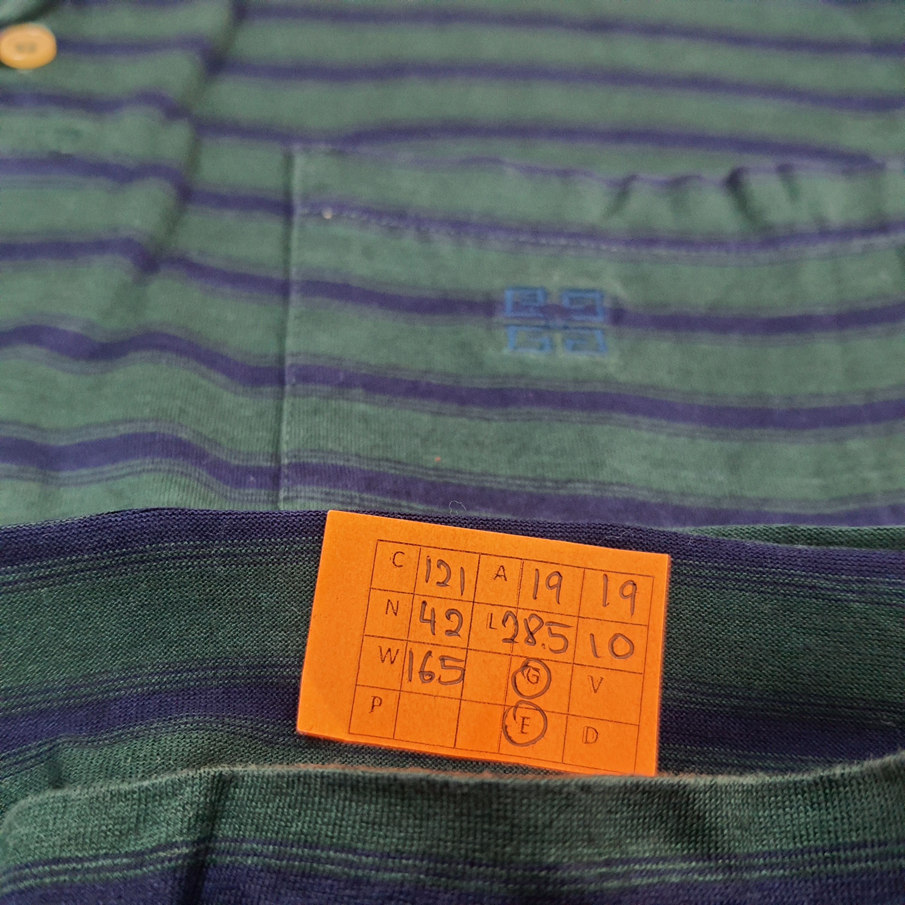 Givenchy × Vintage Vintage Givenchy Striped Polo Shirt Size US M / EU 48-50 / 2 - 9 Thumbnail