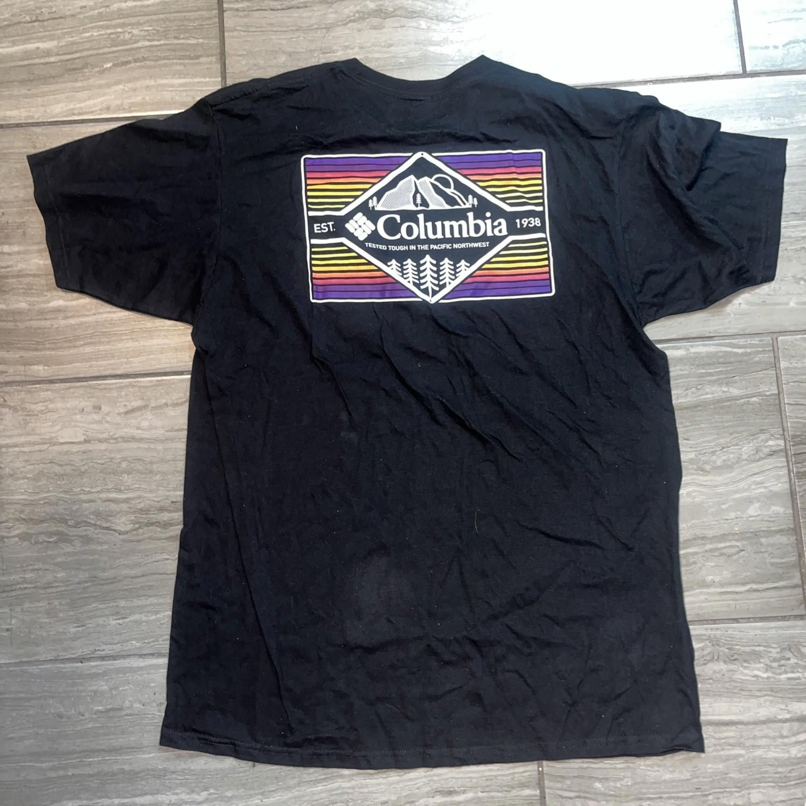 Columbia Columbia T-Shirt Black Short Sleeve Men’s Size XL Size US XL / EU 56 / 4 - 5 Thumbnail