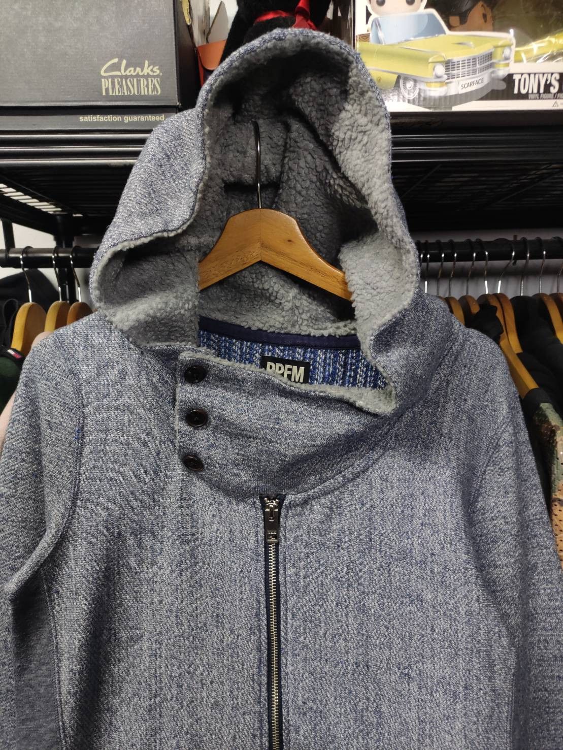 PPFM 2000s PPFM gimmick hoodie double hood & zip | Grailed