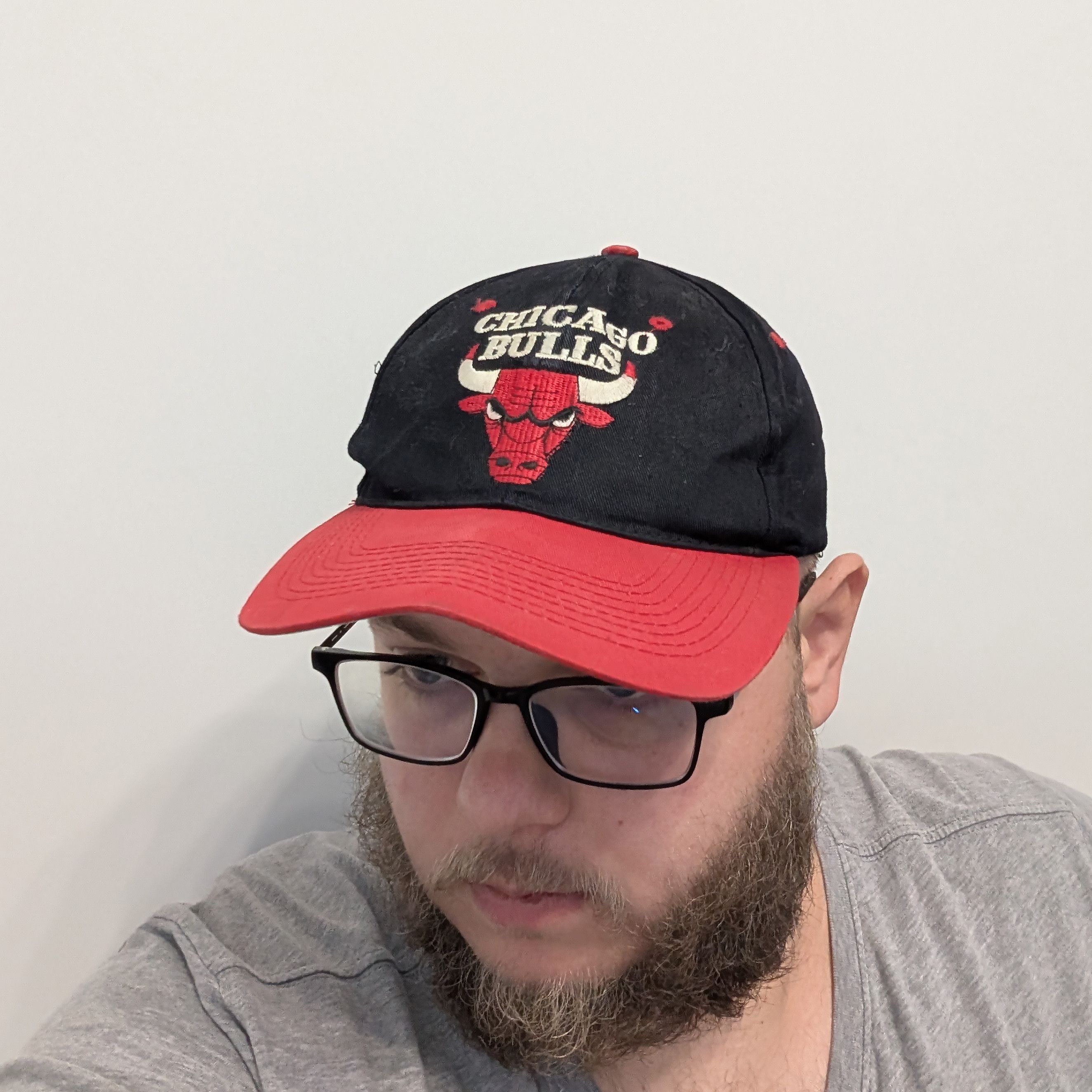 Other Vintage 90's Chicago Bulls NBA Snapback Hat Cap Hat Red Size ONE SIZE - 2 Thumbnail