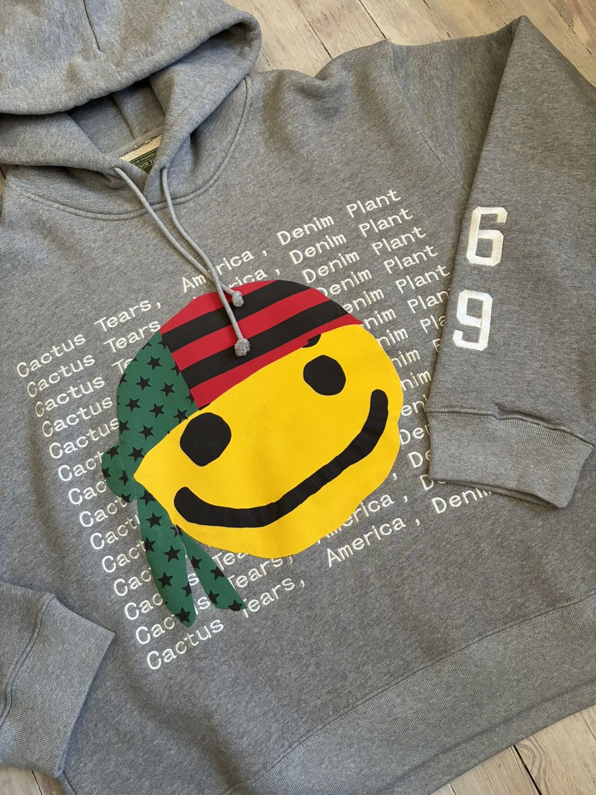Cactus Plant Flea Market × DENIM TEARS Denim Tears x CPFM Cactus Tears Hoodie Size US XXL / EU 58 / 5 - 3 Thumbnail