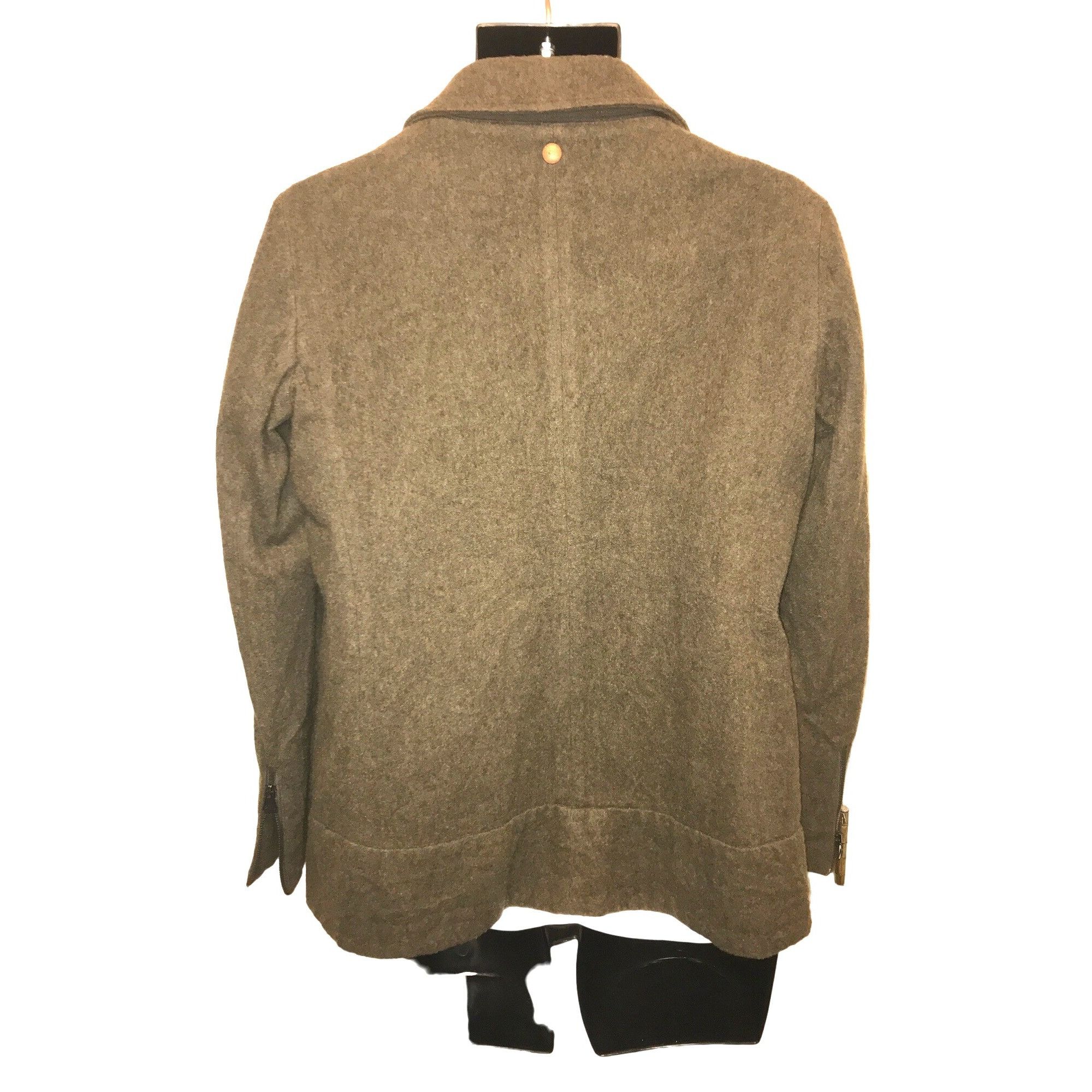Golden Goose Golden Goose Deluxe Women's Green Double Breasted Pea Coat Size L / US 10 / IT 46 - 2 Thumbnail