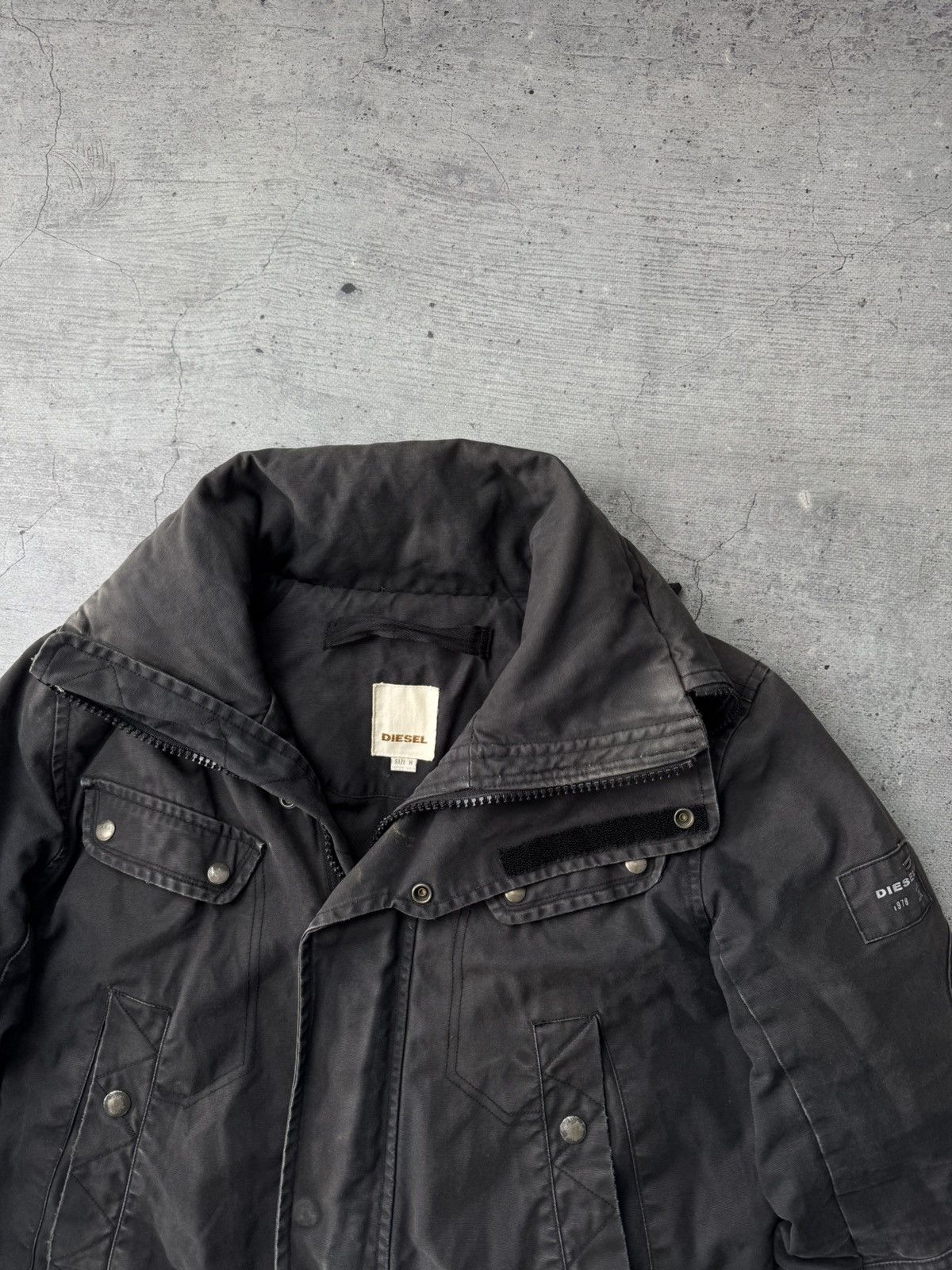 Diesel Vtg Diesel Distressed Multi Pocket Y2K Jacket Japanese style Size US M / EU 48-50 / 2 - 2 Thumbnail