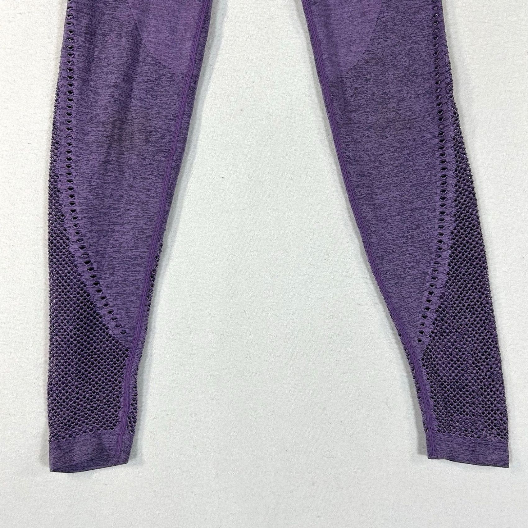 Pinko Pink Active Purple Seamless High Waist Leggings Womens XS Athletic Yoga Pants Size 26" / US 2 / IT 38 - 3 Thumbnail