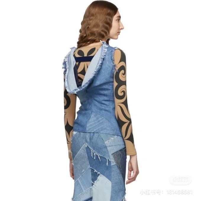 Comme des Garcons Comme Des Garcons Denim deconstructed vest suspender Size S / US 4 / IT 40 - 5 Thumbnail