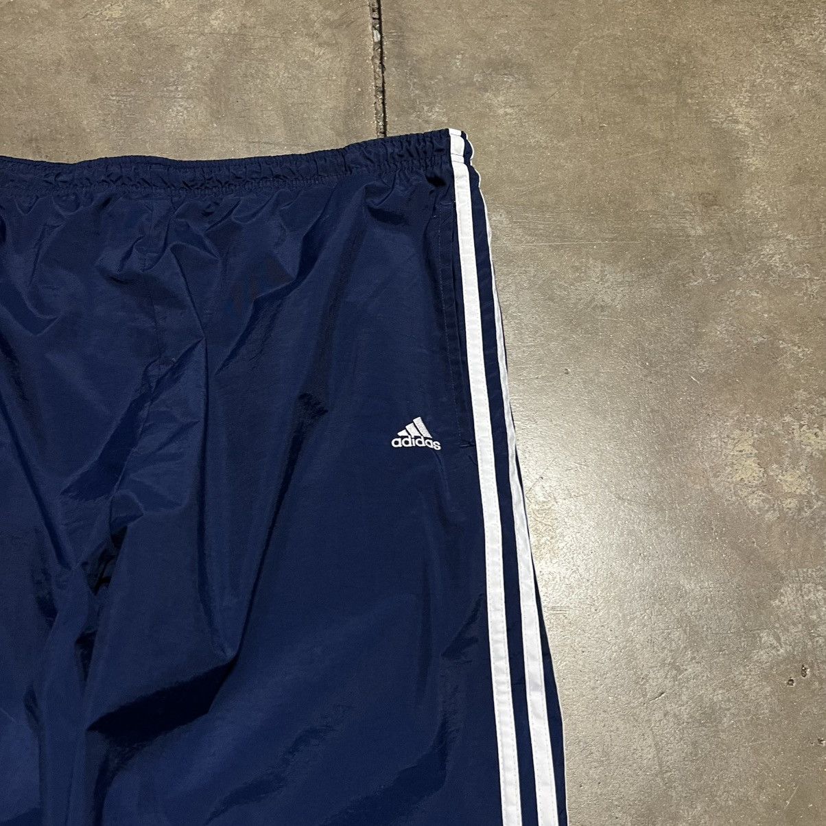Adidas Vintage Adidas Track Pants Wide Leg Baggy Warm Up 3 Stripe Size US 34 / EU 50 - 7 Thumbnail