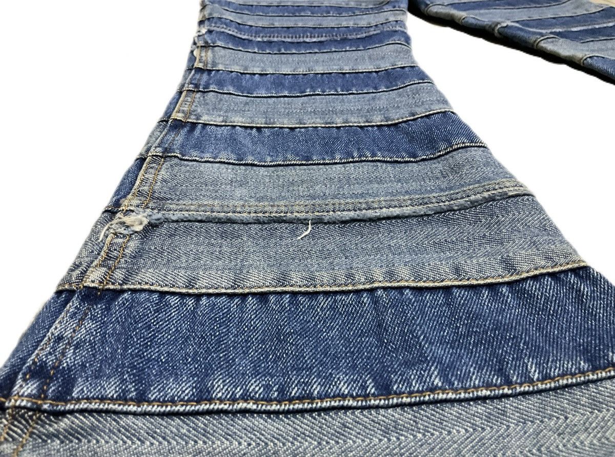 Hysteric Glamour 🔥Sick Y2K Livere Claire Patchwork Hagi Flare Denim Size US 32 / EU 48 - 7 Thumbnail