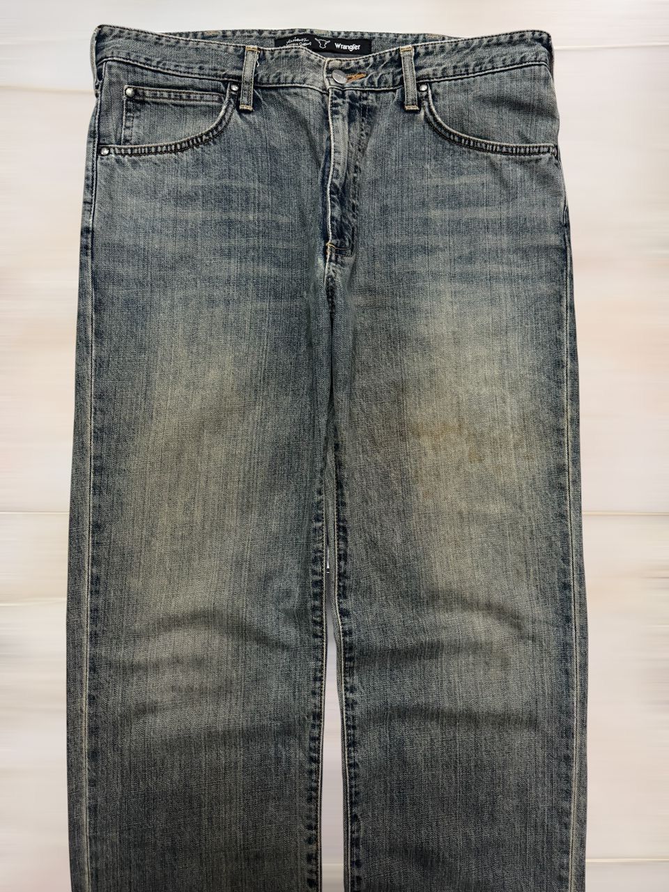 Wrangler 2000s Wrangler Buffalo Western Mud-Washed Crazy Jeans Size US 34 / EU 50 - 4 Thumbnail