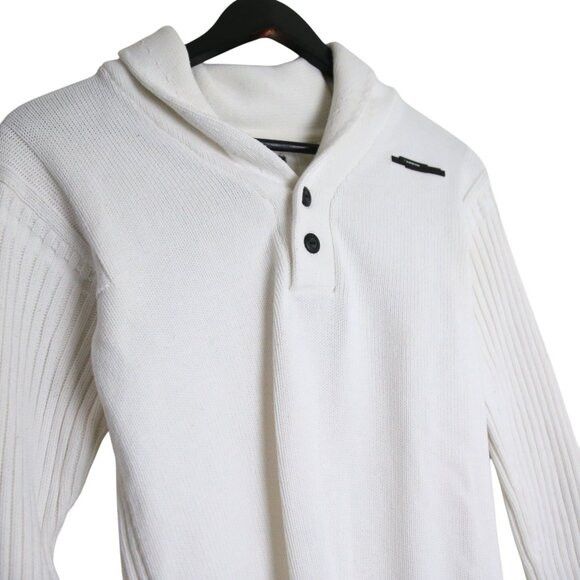 G-Star G-STAR RAW Women's Luca Shawl Collar Knit Jumper Sweater Size L / US 10 / IT 46 - 2 Thumbnail