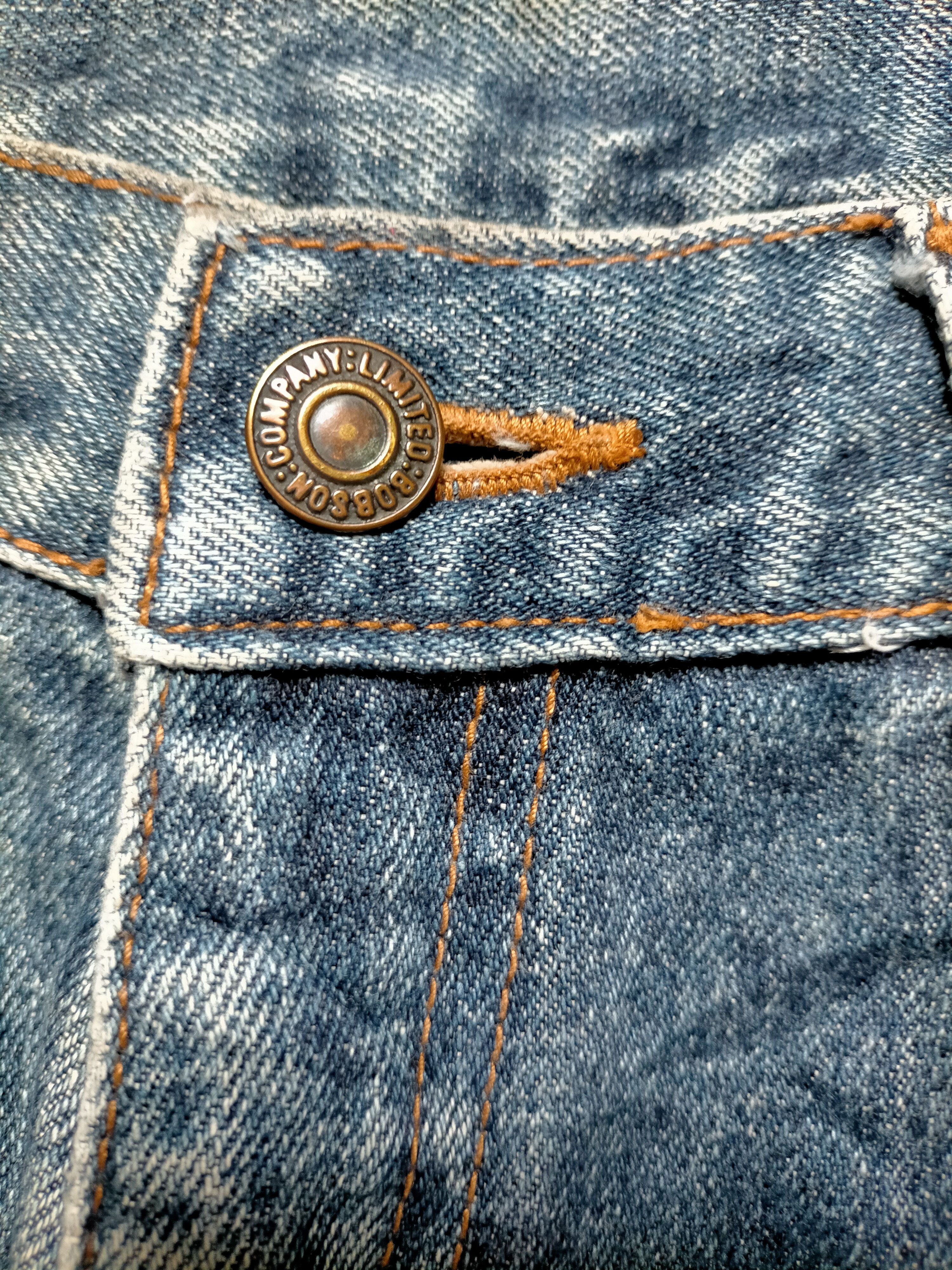 Japanese Brand Flare Jeans Bobson chesking Boot cut Denim Size US 31 - 20 Thumbnail