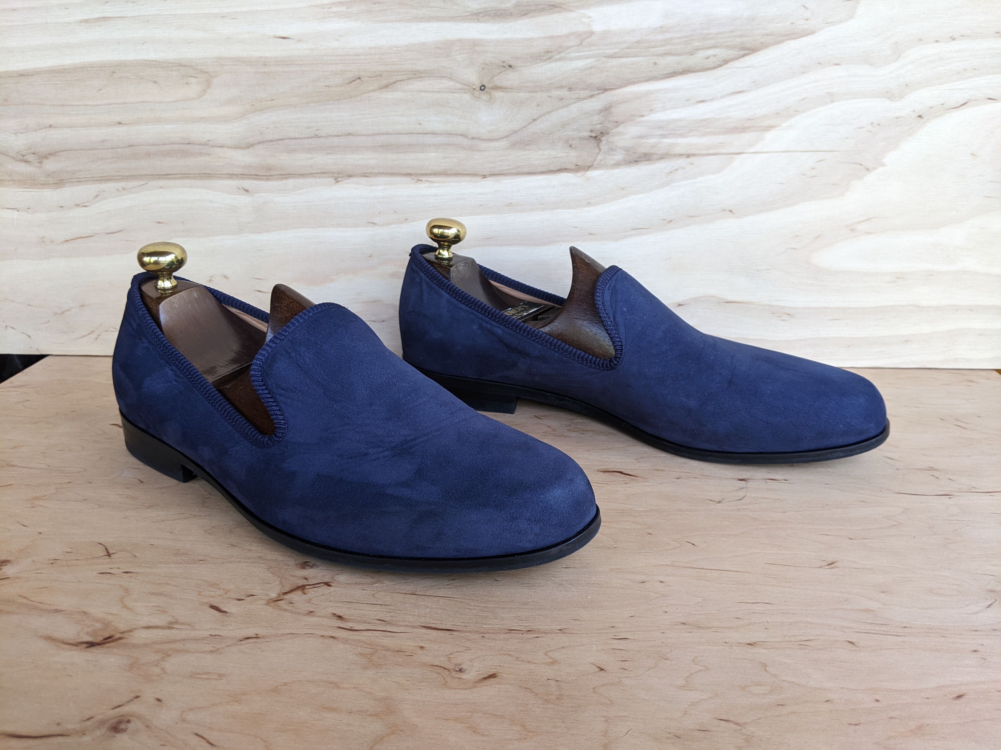 DUKE + DEXTER Duke + Dexter Bowler Loafer Blue Formal Shoes Churchs Prada Size US 11 / EU 44 - 6 Thumbnail