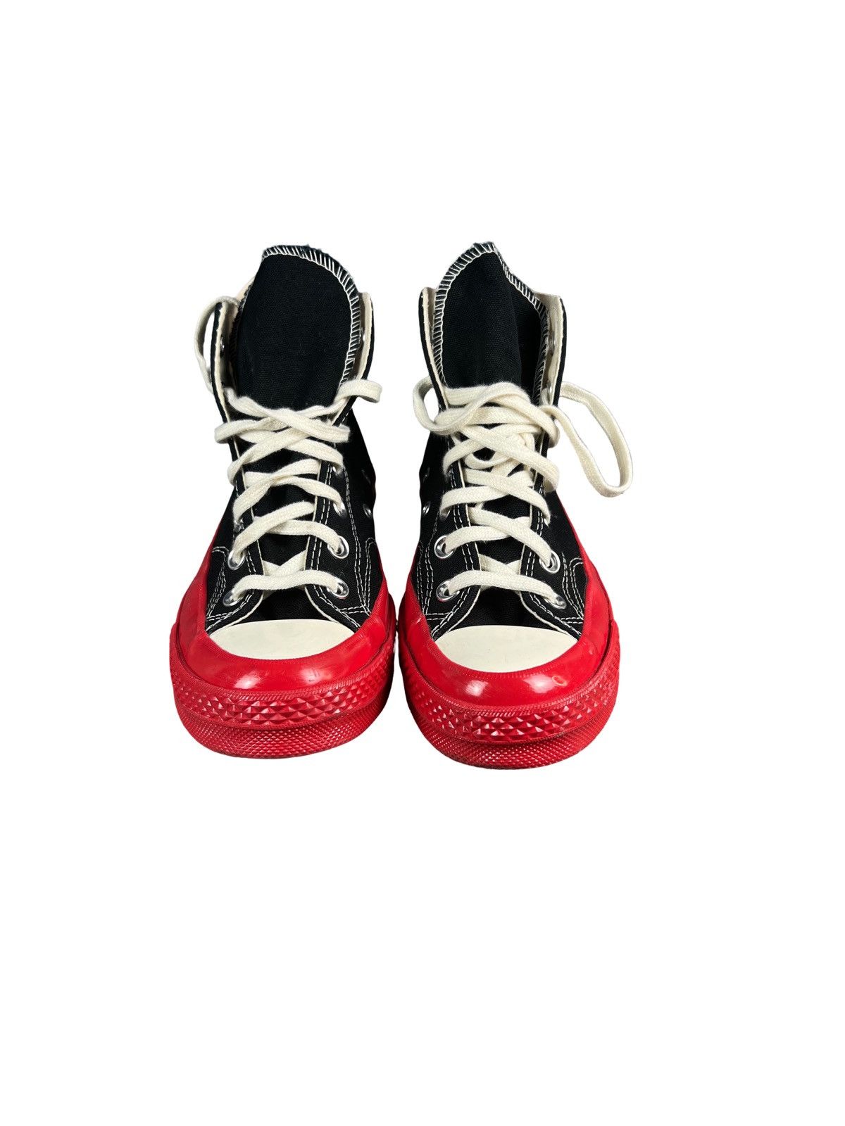 Comme des Garcons Comme des Garçons PLAY x Converse – Black/Red Sole Size US 5 Size US 5 / EU 37 - 4 Thumbnail