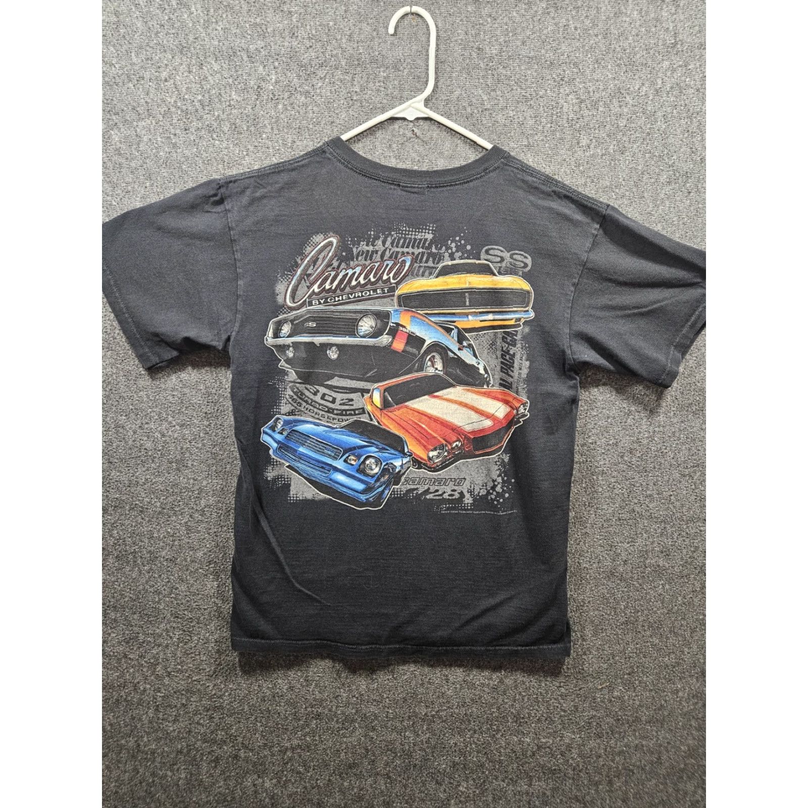 Anvil VINTAGE Chevy Camaro Graphic T-shirt Back Hit Cars Size Medium Mens Black Short Sleeve Size US M / EU 48-50 / 2 - 6 Thumbnail