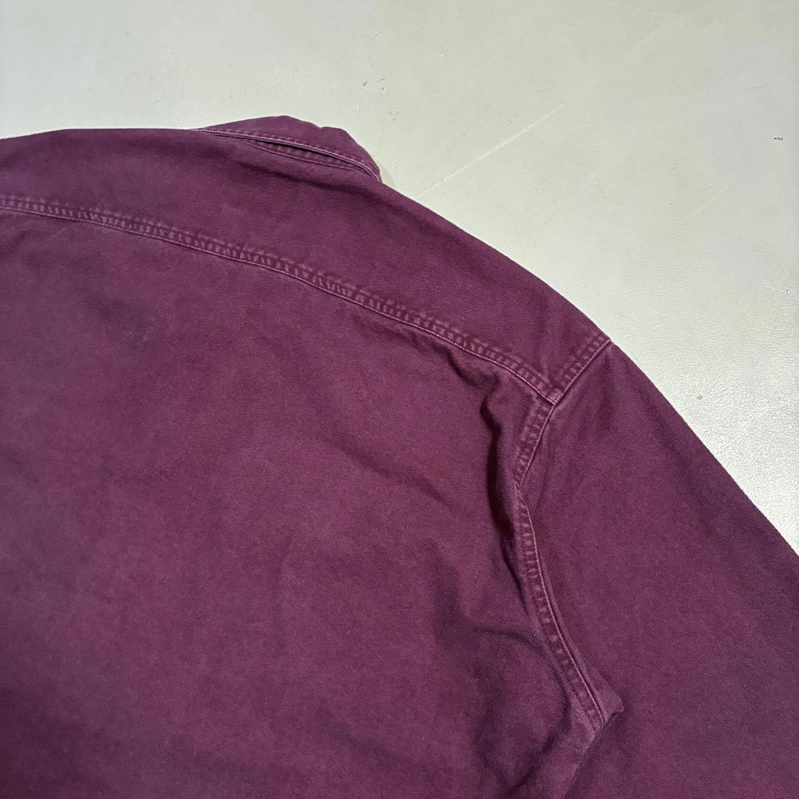 Woolrich Woolen Mills Vintage Woolrich Purple Chamois Oversized Work Shirt Size US XL / EU 56 / 4 - 5 Thumbnail