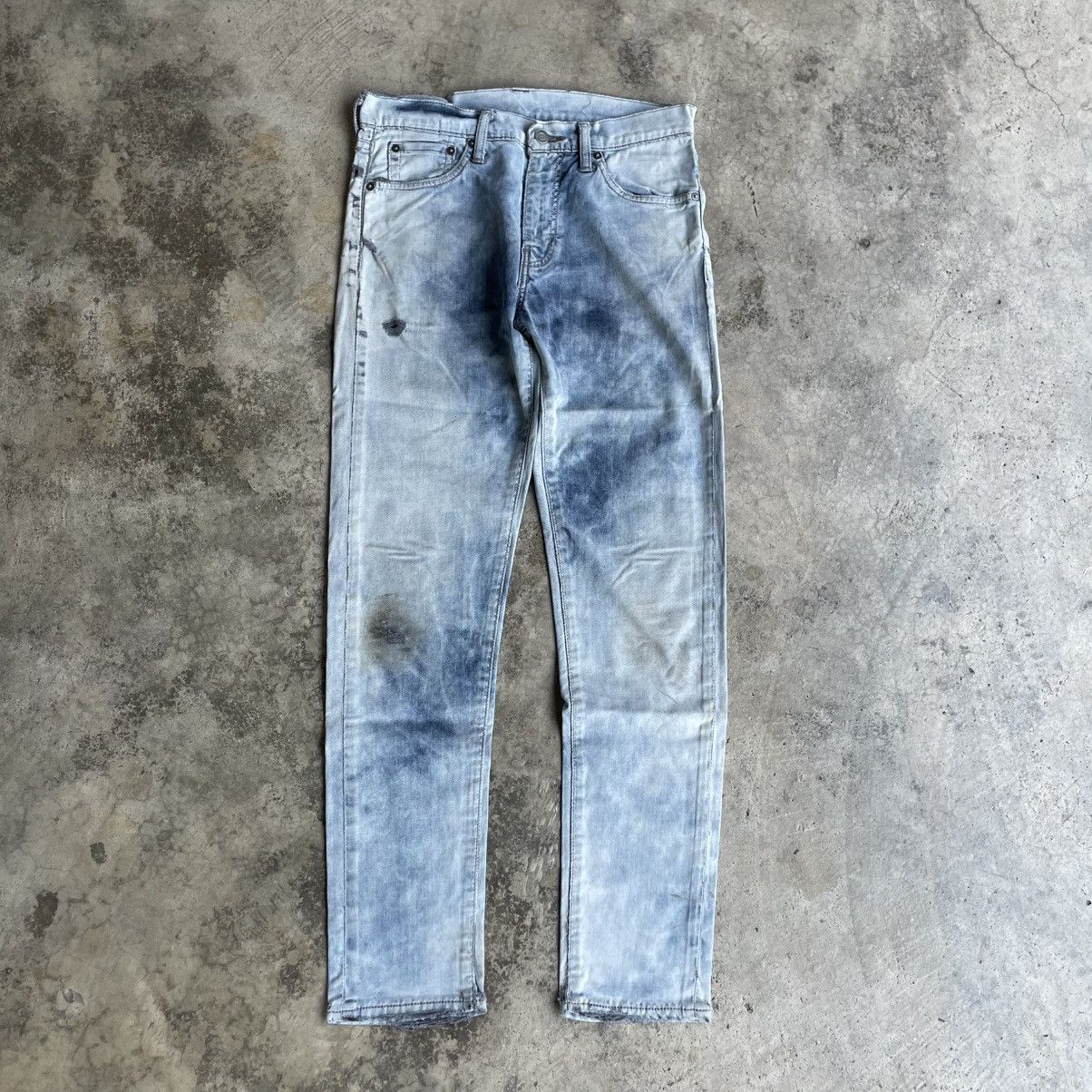 Levi's Vintage Clothing 🔥Vintage Levis 508 Blend Savage Ripped Distress Khakis Jeans Size US 31 - 1 Thumbnail