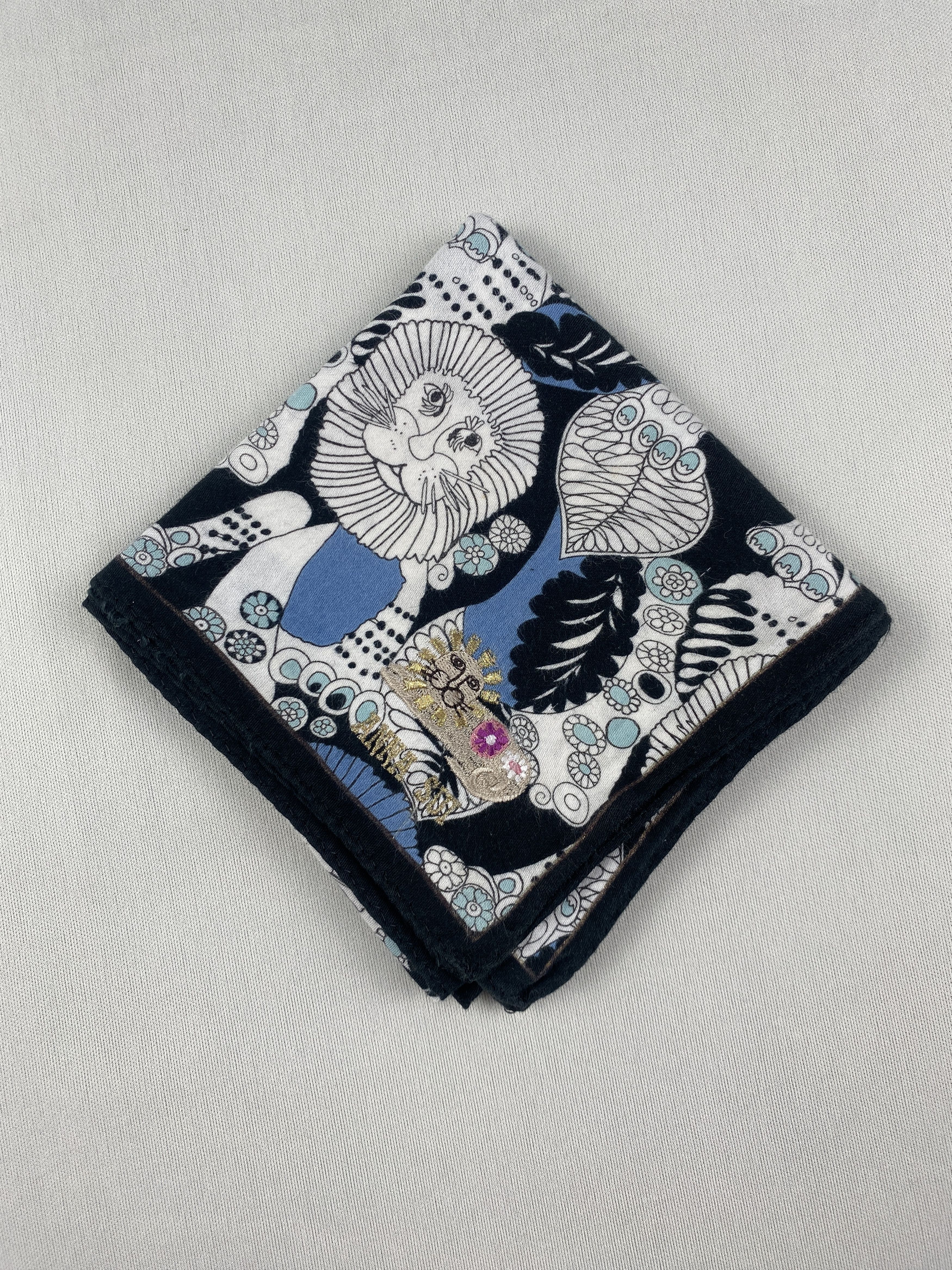 Japanese Brand Vintage Anna Sui Handkerchief Pocket Square Bandana HM0021 Size ONE SIZE - 3 Thumbnail