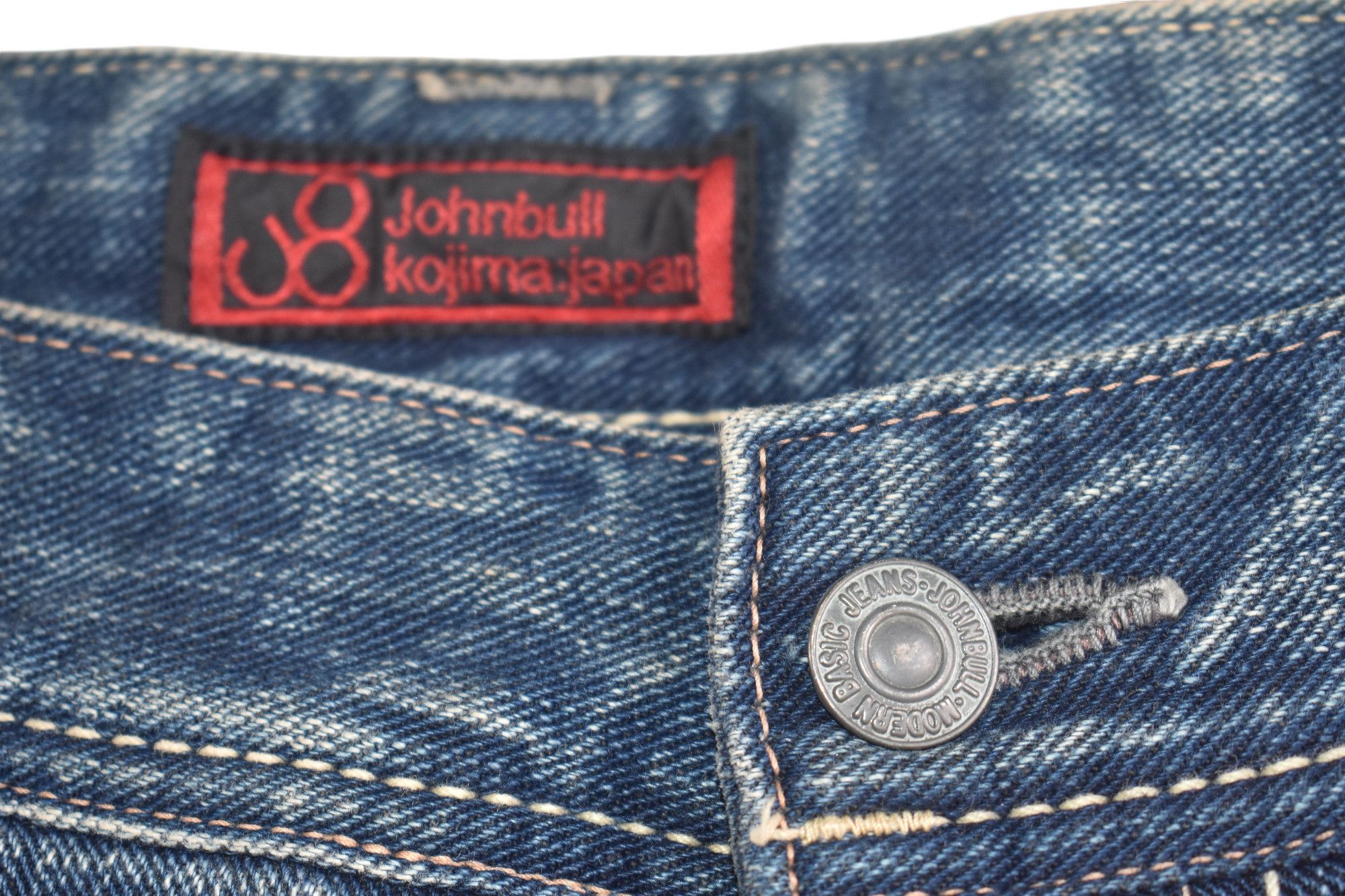 Japanese Brand × Jean × Johnbull WIDE LEG 🔥 Johnbull Kojima Japan denim Jeans Pants W32 Size US 32 / EU 48 - 5 Thumbnail