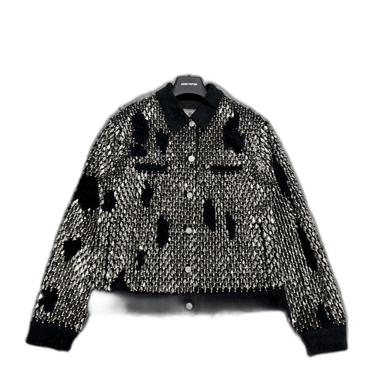 Givenchy Givenchy Embellished Denim Jacket Size S-yf Size US S / EU 44-46 / 1 - 1 Thumbnail