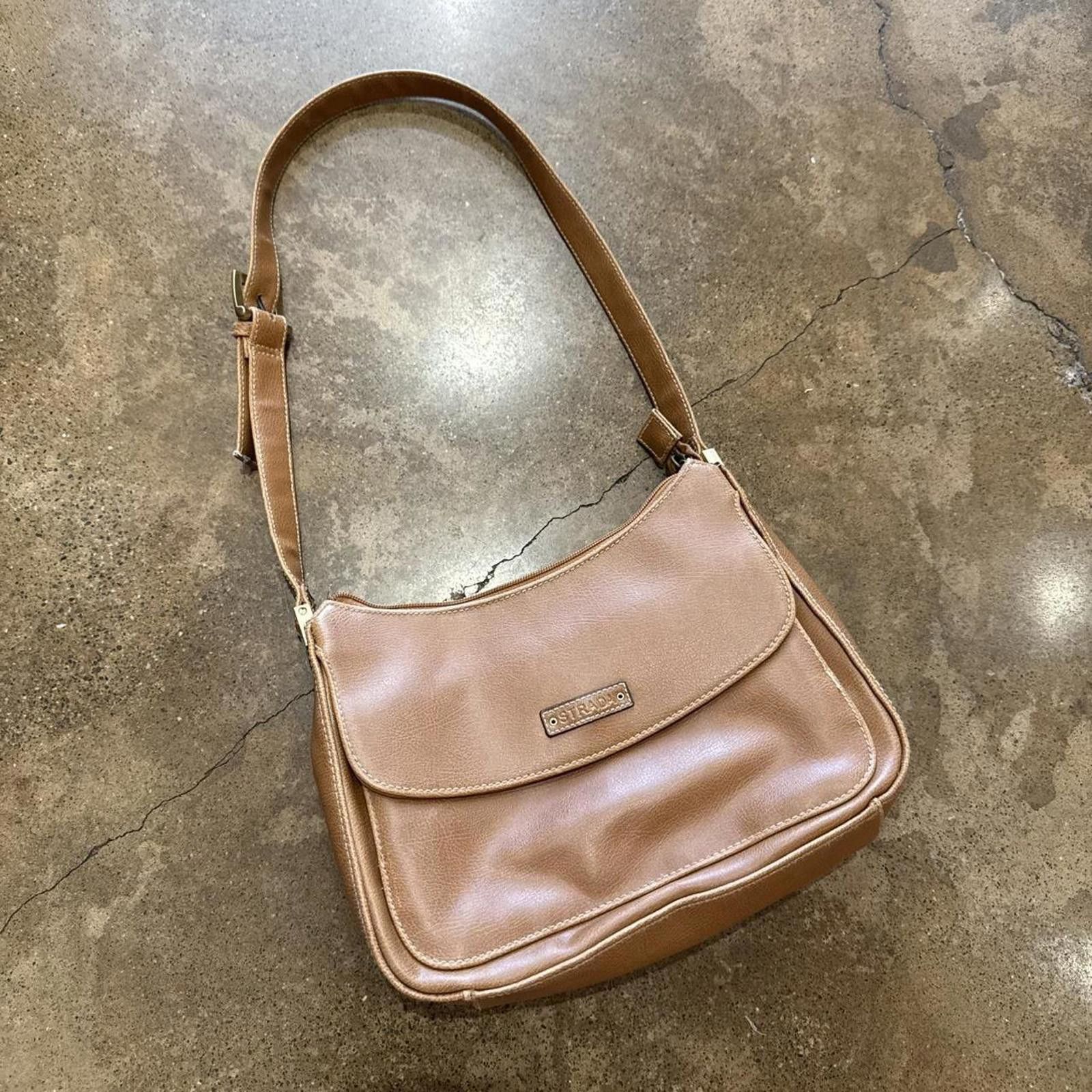 Other Vintage Tan Strada Leather Purse Size ONE SIZE - 2 Thumbnail