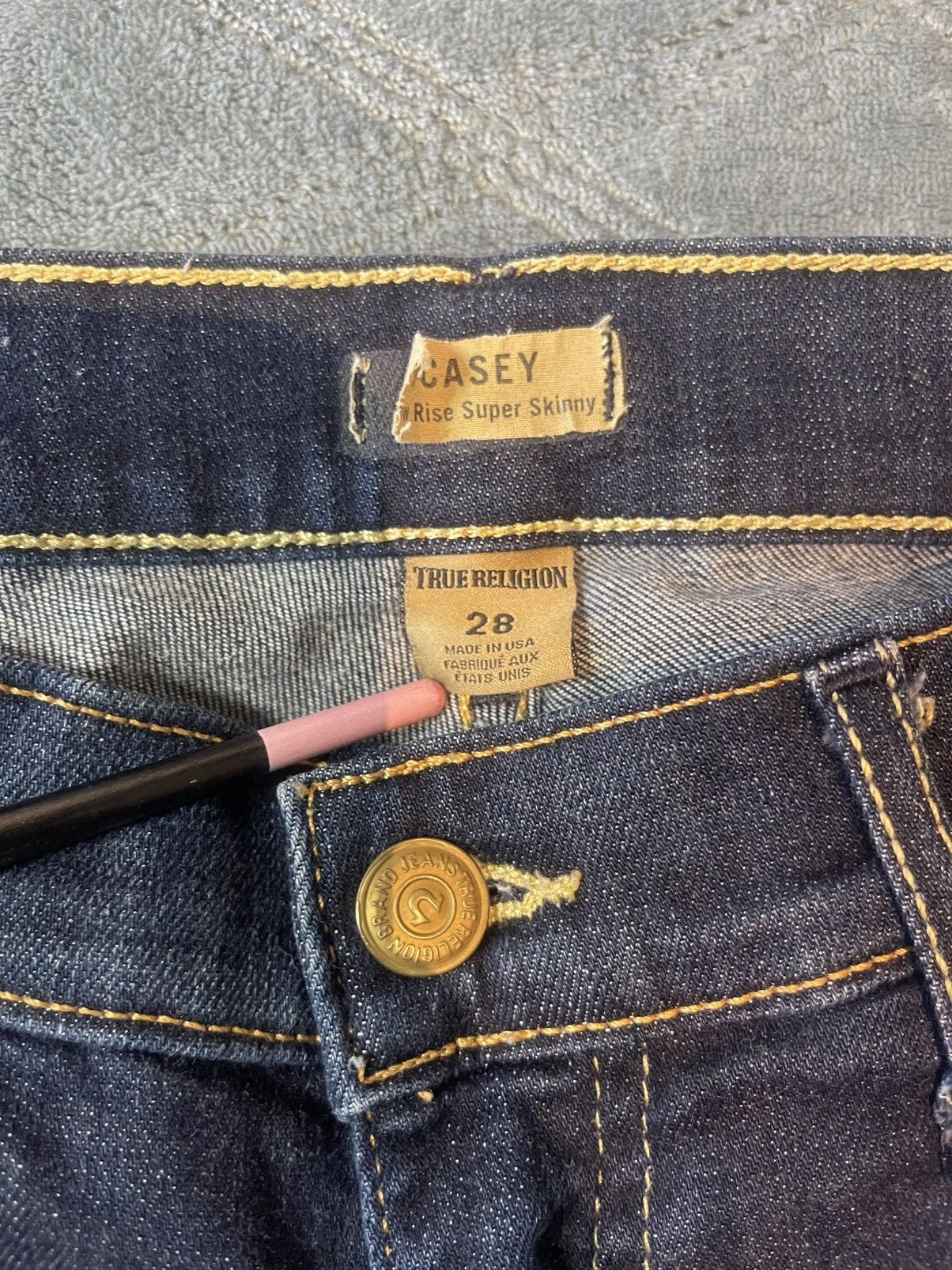 True Religion True Religion CASEY Low Rise super skinny Size 28" / US 6 / IT 42 - 5 Thumbnail