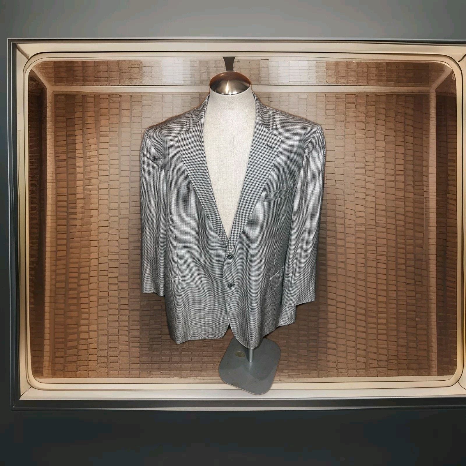 Other G Manzoni Wool/Silk Blend Blazer Sz 40 L Made In Italy Size 40L - 1 Thumbnail