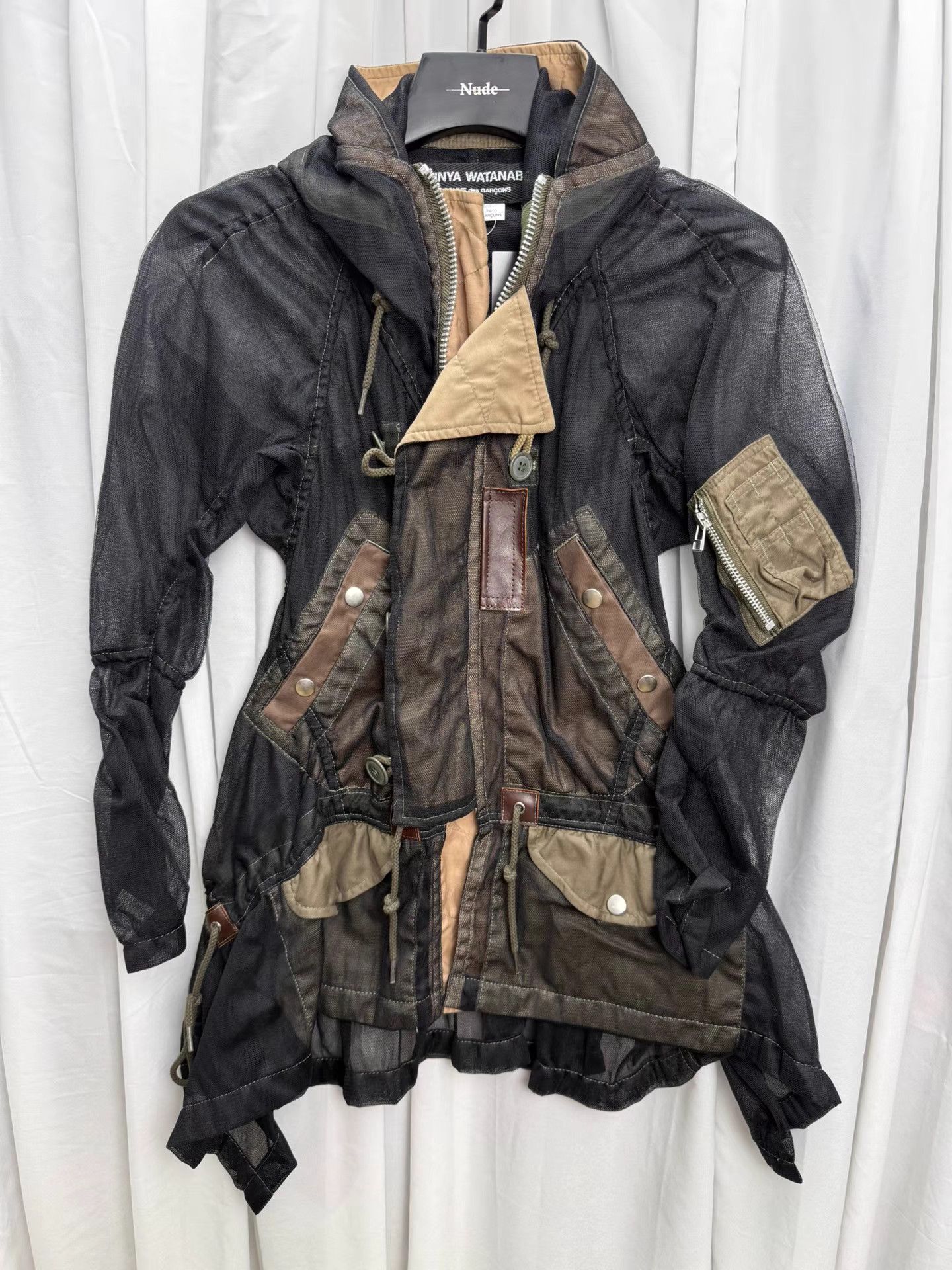 Junya Watanabe Junya Watanabe Military Mesh Deconstructed Coat K20 Size US XS / EU 42 / 0 - 1 Thumbnail