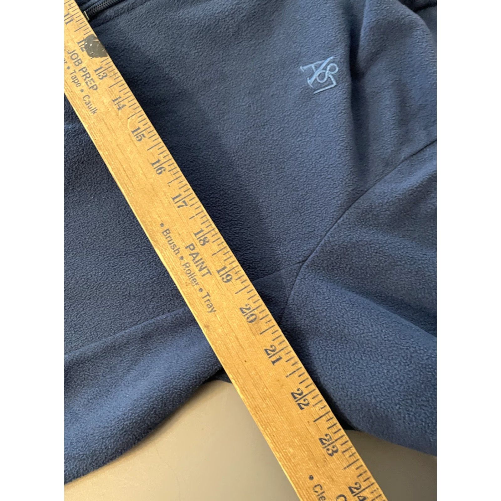 Aeropostale Aeropostale A87 Blue 1/4 Zip Fleece Pullover Sweatshirt Men's L Mock Neck Size US L / EU 52-54 / 3 - 5 Thumbnail
