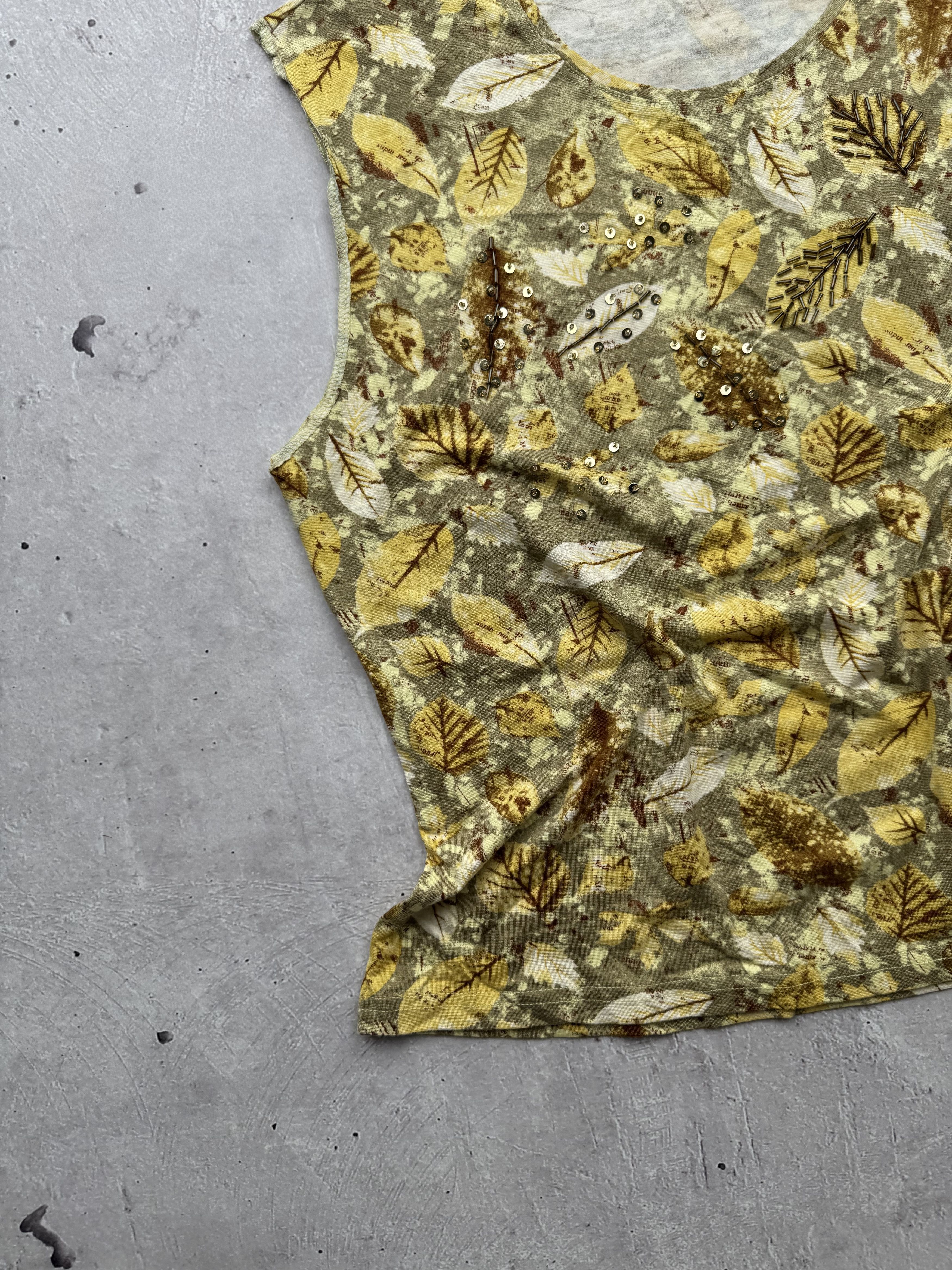 Roberto Cavalli × Vintage Roberto Cavalli Vintage Printed Tank Top Size L / US 10 / IT 46 - 2 Thumbnail