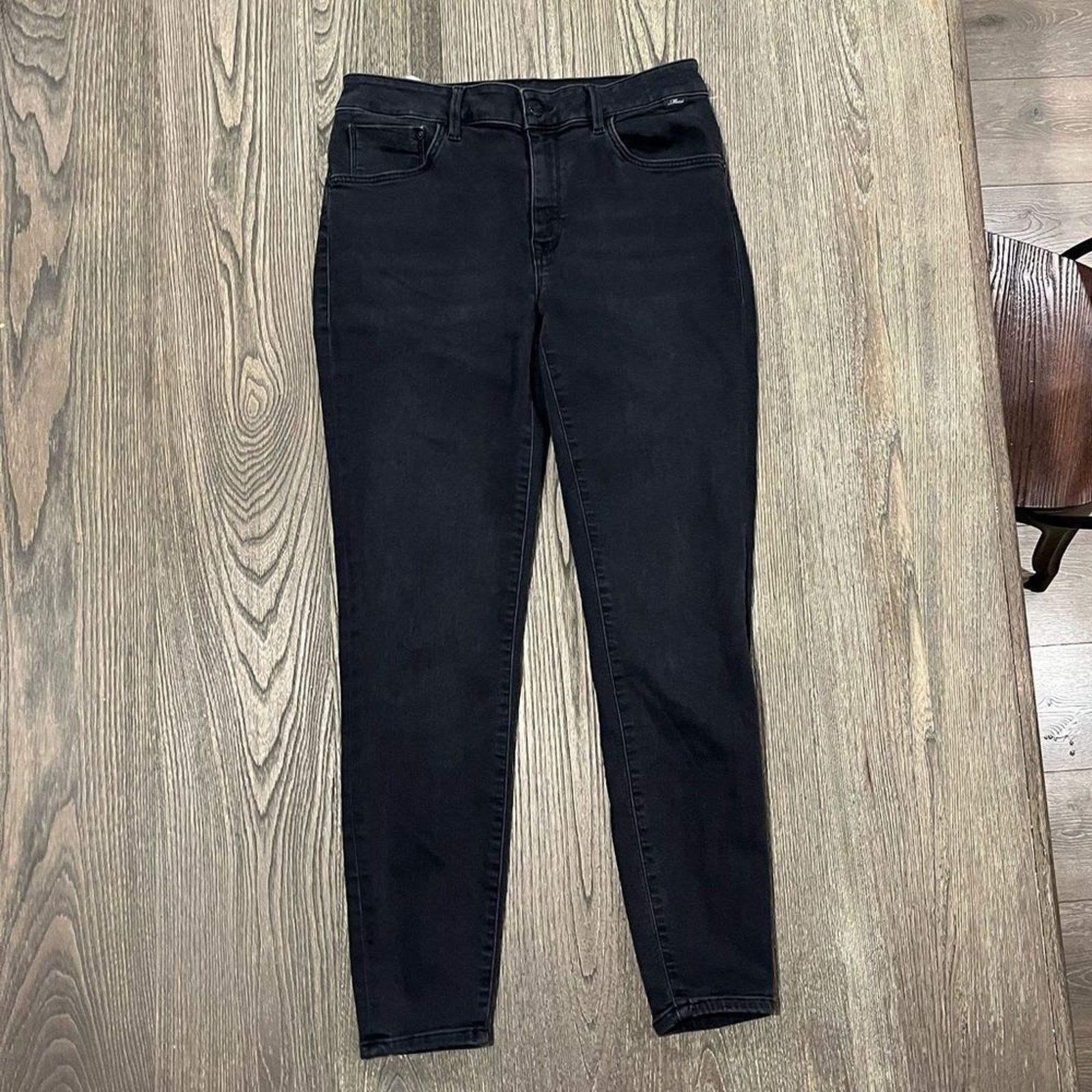 Mavi Mavi Womens Mid Rise Super Skinny Jeans Denim Black Size 6 Size 28" / US 6 / IT 42 - 1 Thumbnail