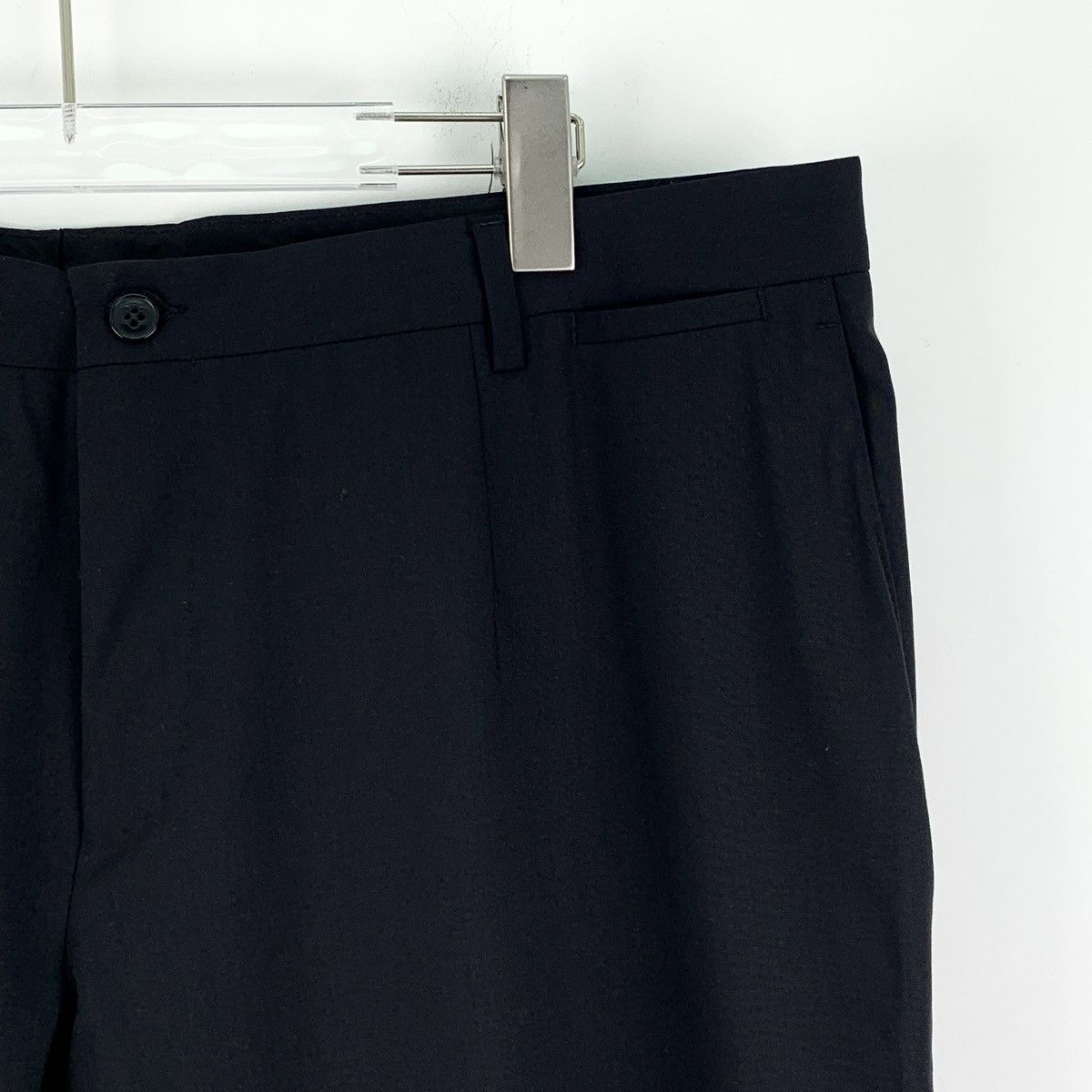 Dolce & Gabbana Dolce Gabbana Black Wool Casual Suit Trousers K26WX Size US 36 / EU 52 - 3 Thumbnail
