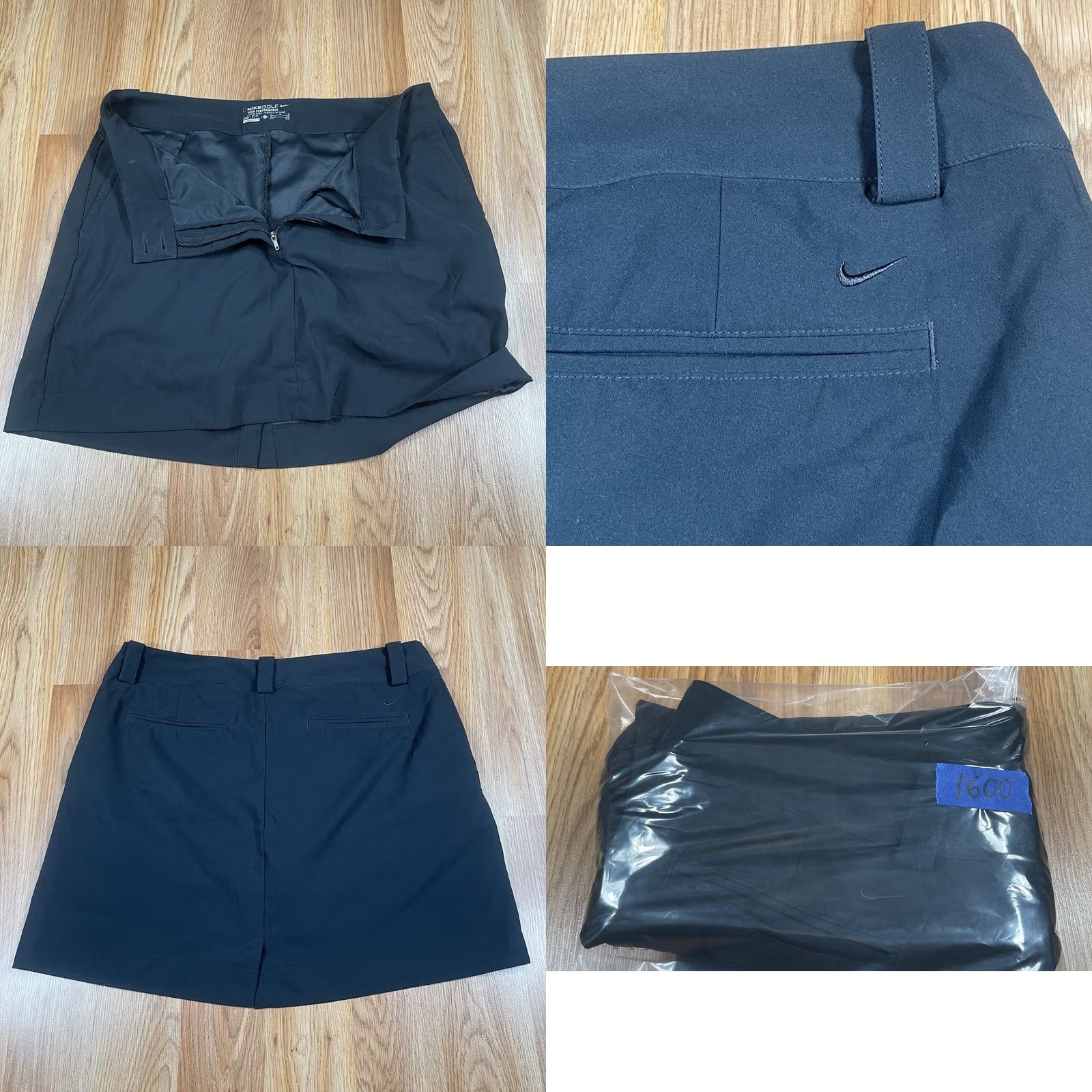 Nike Nike Golf Skort Womens M Medium Dri-Fit Black Pull-on Zipper Pocket Above Knee Skort Women Nike Golf Skort Black M Medium Dri-Fit Pockets Above Knee Size 32" / US 10 / IT 46 - 9 Thumbnail
