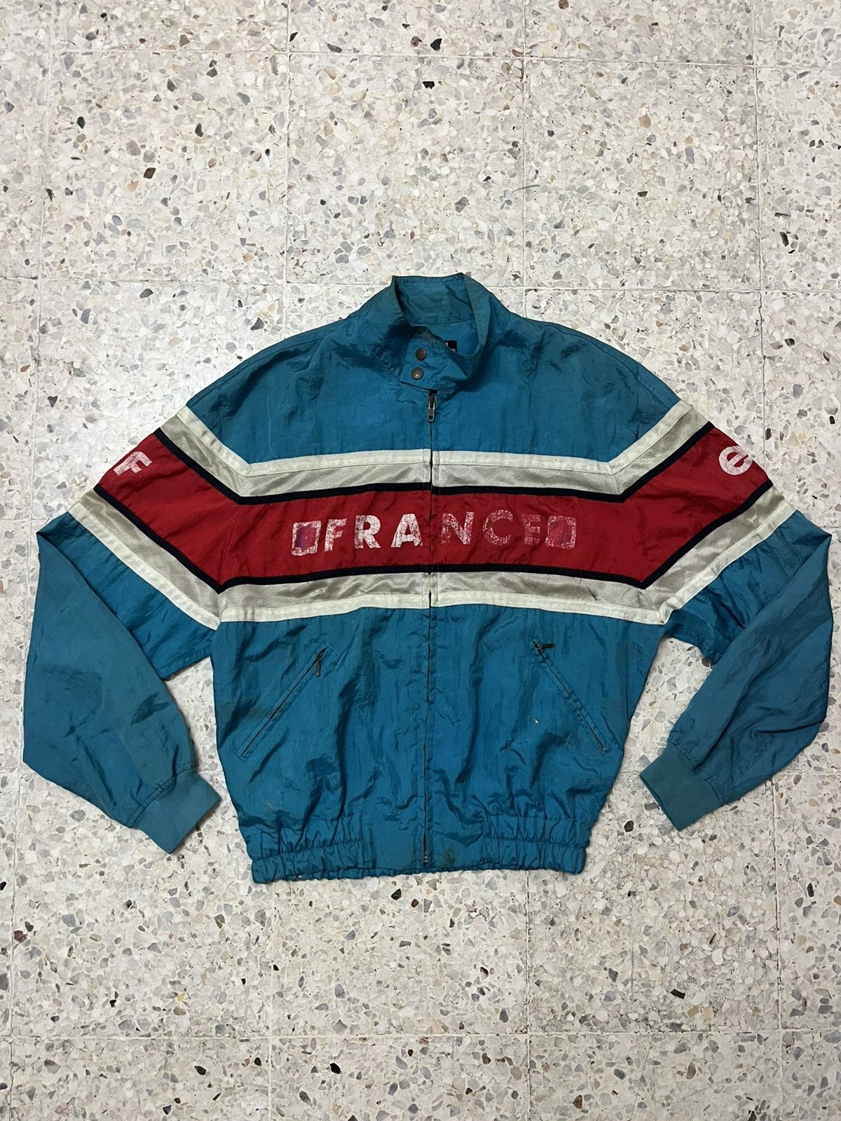 Vintage ELF Racing Team Vintage Jacket Faded Print – True 80s Vibes Size US L / EU 52-54 / 3 - 13 Thumbnail