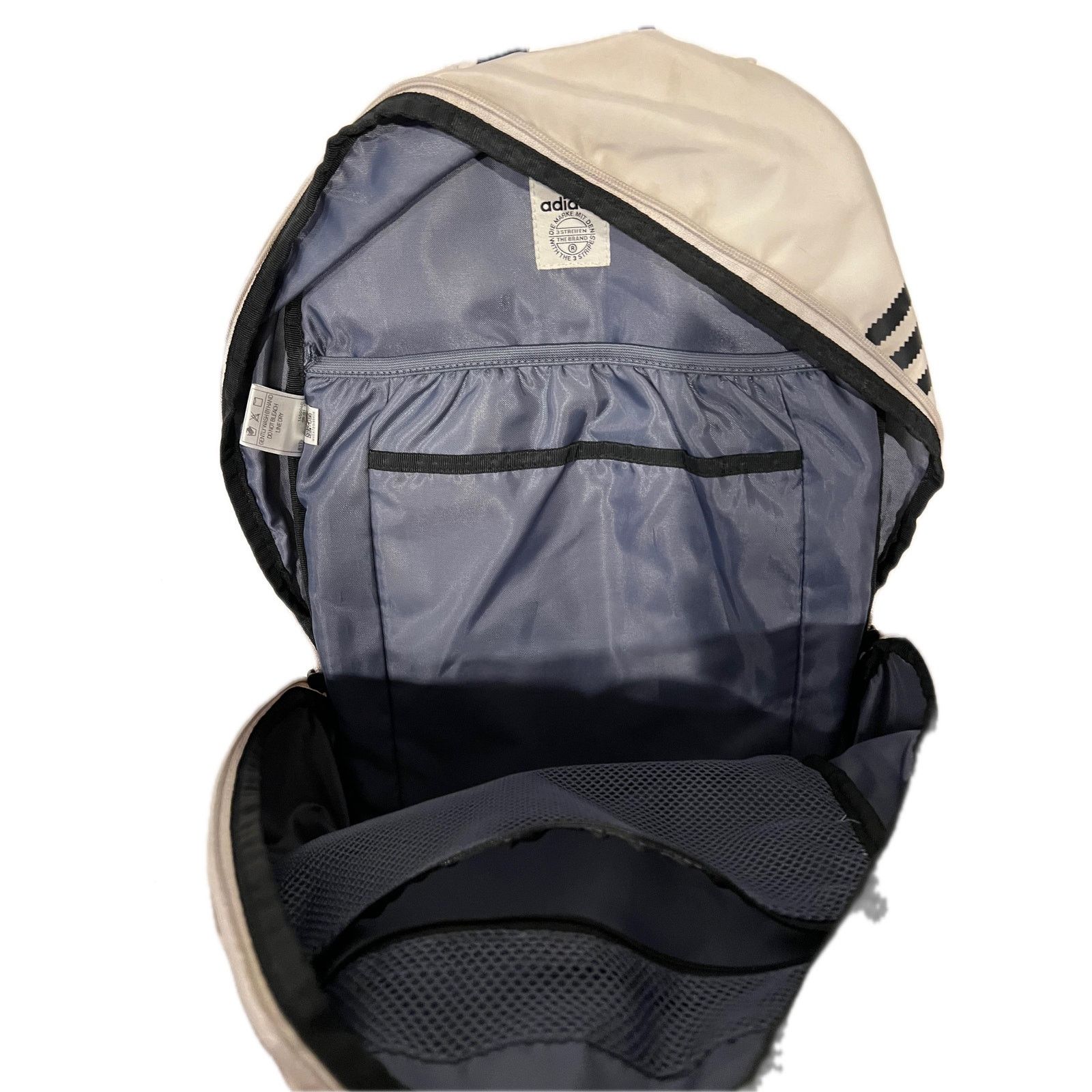 Adidas Adidas Classic 3S 5 White Backpack Size ONE SIZE - 3 Thumbnail