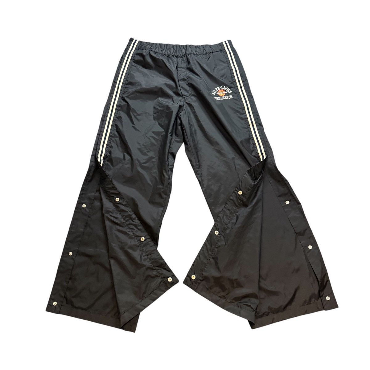 Polo Ralph Lauren × RRL Ralph Lauren × Ralph Lauren 🔥🔥 Crazy Button Up Ralph Lauren Track Jogger Baggy Pants Size US 34 / EU 50 - 1 Thumbnail