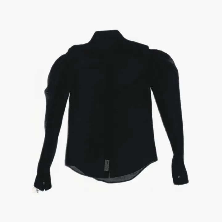 Saint Laurent Paris Saint Laurent Classic Black Long Sleeve Blouse -2507 Size XS / US 0-2 / IT 36-38 - 3 Thumbnail