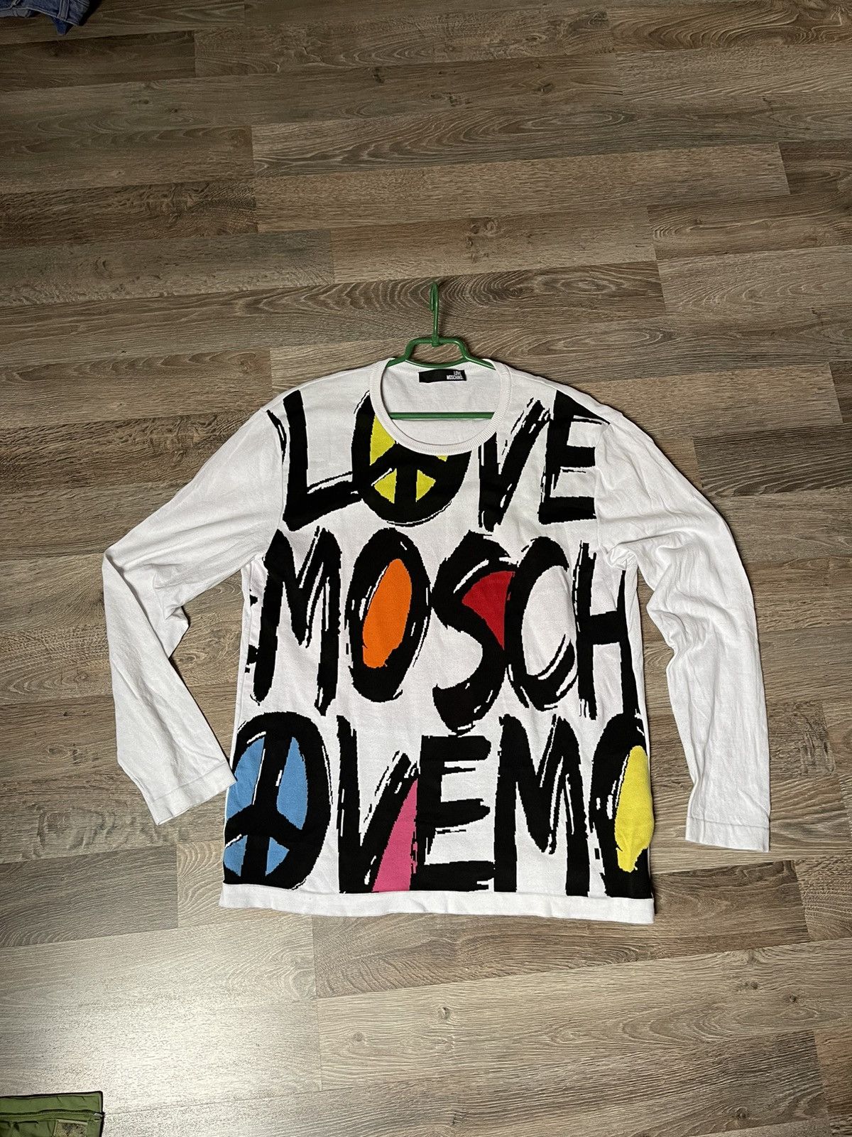 Mens love moschino sweatshirt on sale