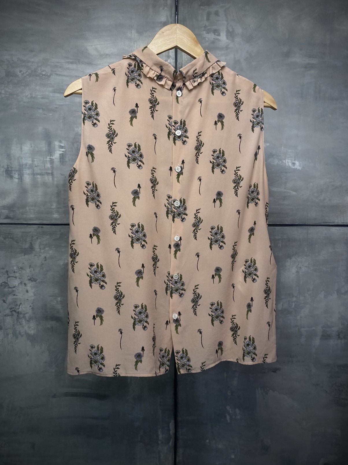 Miu Miu Miu Miu silk top S-M Size L / US 10 / IT 46 - 2 Thumbnail
