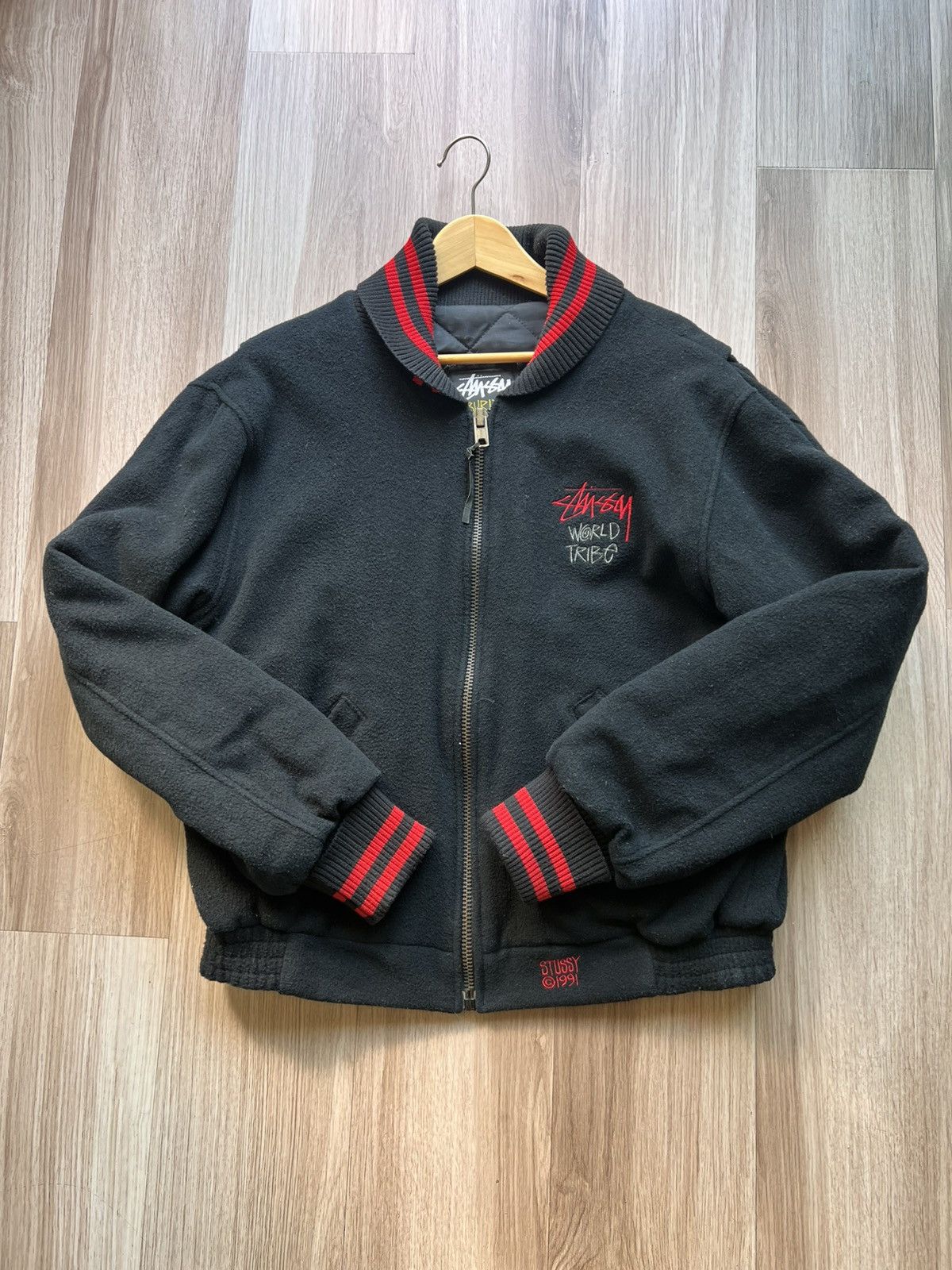 Stussy Vintage stussy varsity jacket Size US L / EU 52-54 / 3 - 2 Thumbnail